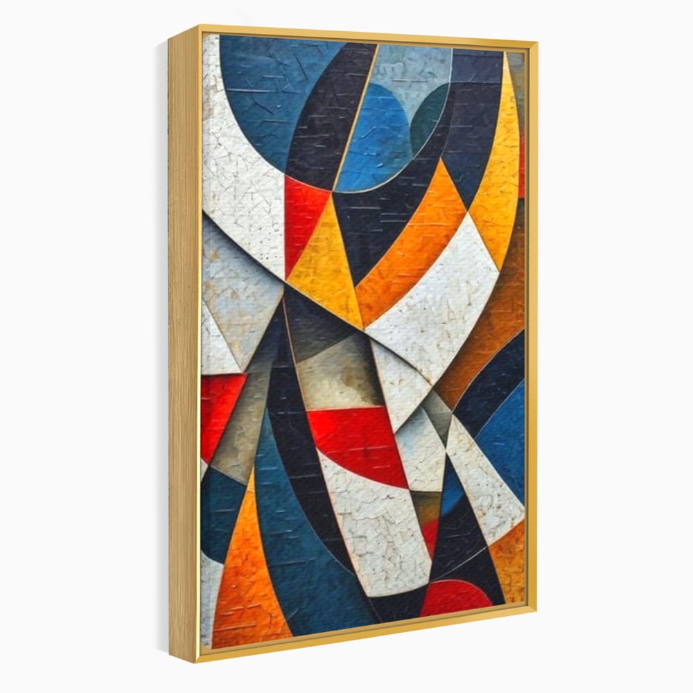 Tablou Canvas Premium, LuxCanva® J1015, Falii de Lumina, Coregrafie, Cromatica, Geometrie, Miscare, Dinamism, Arta, Moderna, Sofisticat, Compozitie, Living, Dormitor