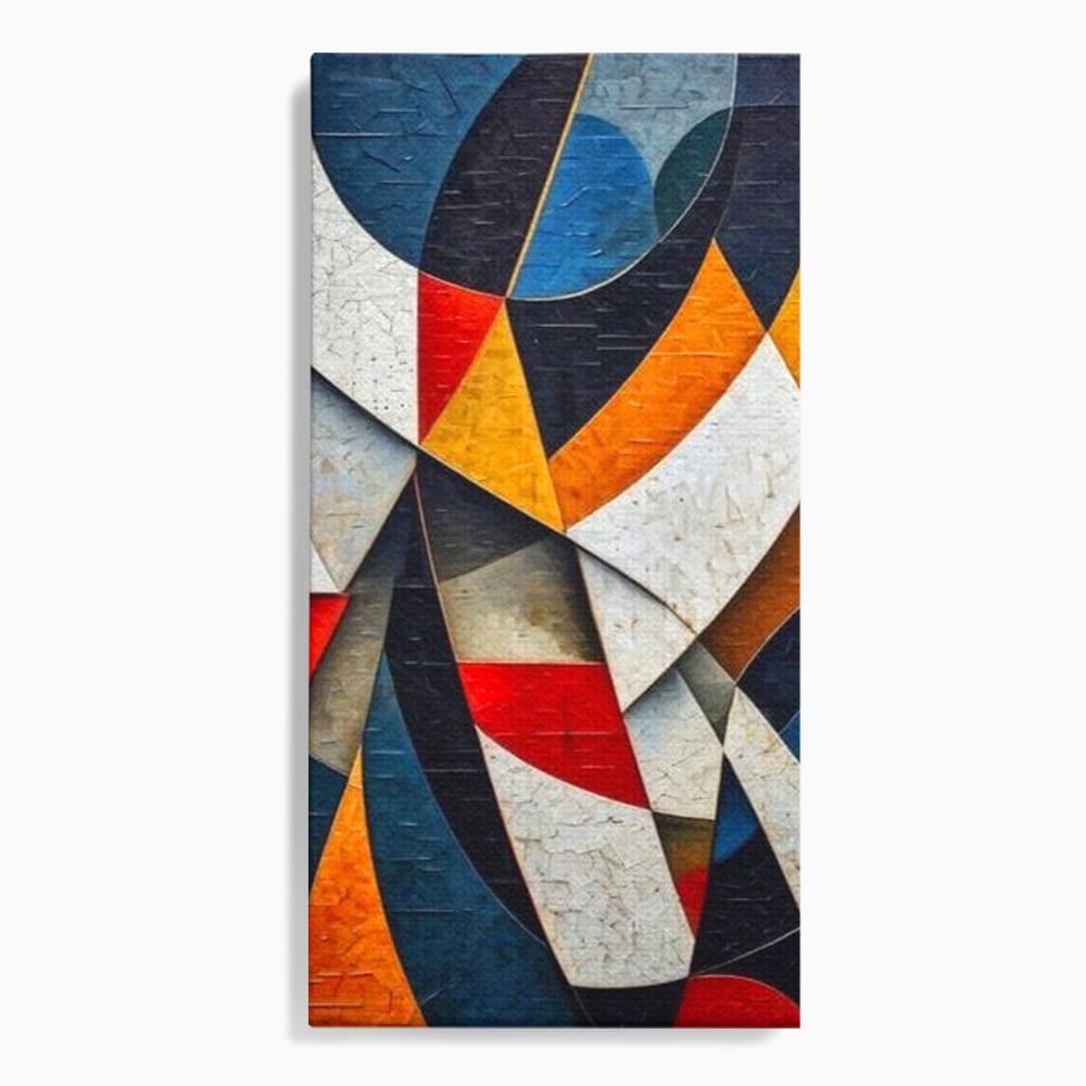 Tablou Canvas Premium, LuxCanva® J1015, Falii de Lumina, Coregrafie, Cromatica, Geometrie, Miscare, Dinamism, Arta, Moderna, Sofisticat, Compozitie, Living, Dormitor