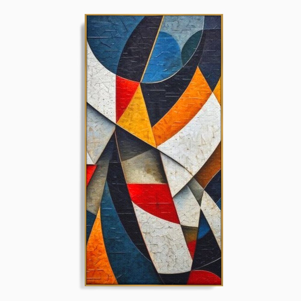 Tablou Canvas Premium, LuxCanva® J1015, Falii de Lumina, Coregrafie, Cromatica, Geometrie, Miscare, Dinamism, Arta, Moderna, Sofisticat, Compozitie, Living, Dormitor