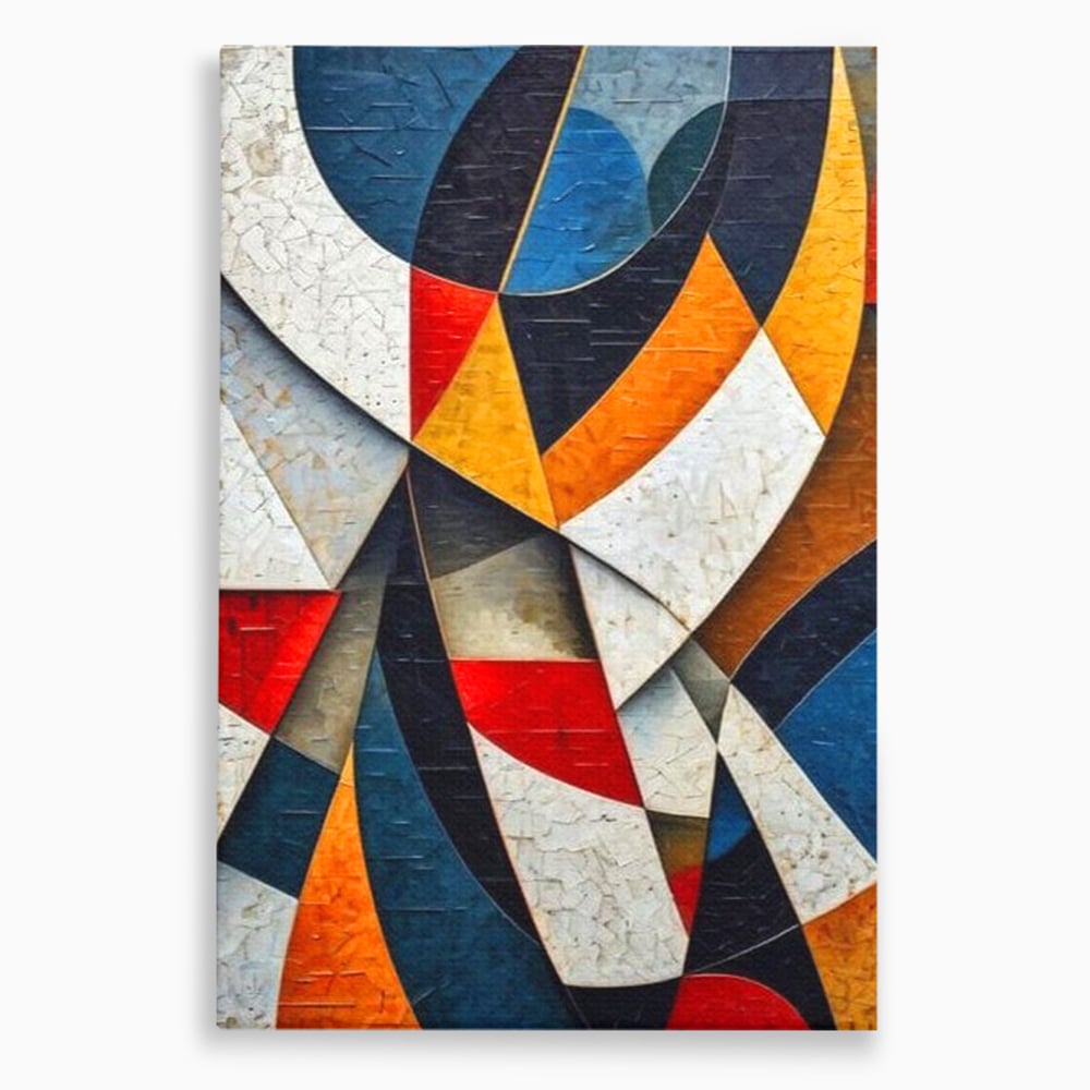 Tablou Canvas Premium, LuxCanva® J1015, Falii de Lumina, Coregrafie, Cromatica, Geometrie, Miscare, Dinamism, Arta, Moderna, Sofisticat, Compozitie, Living, Dormitor