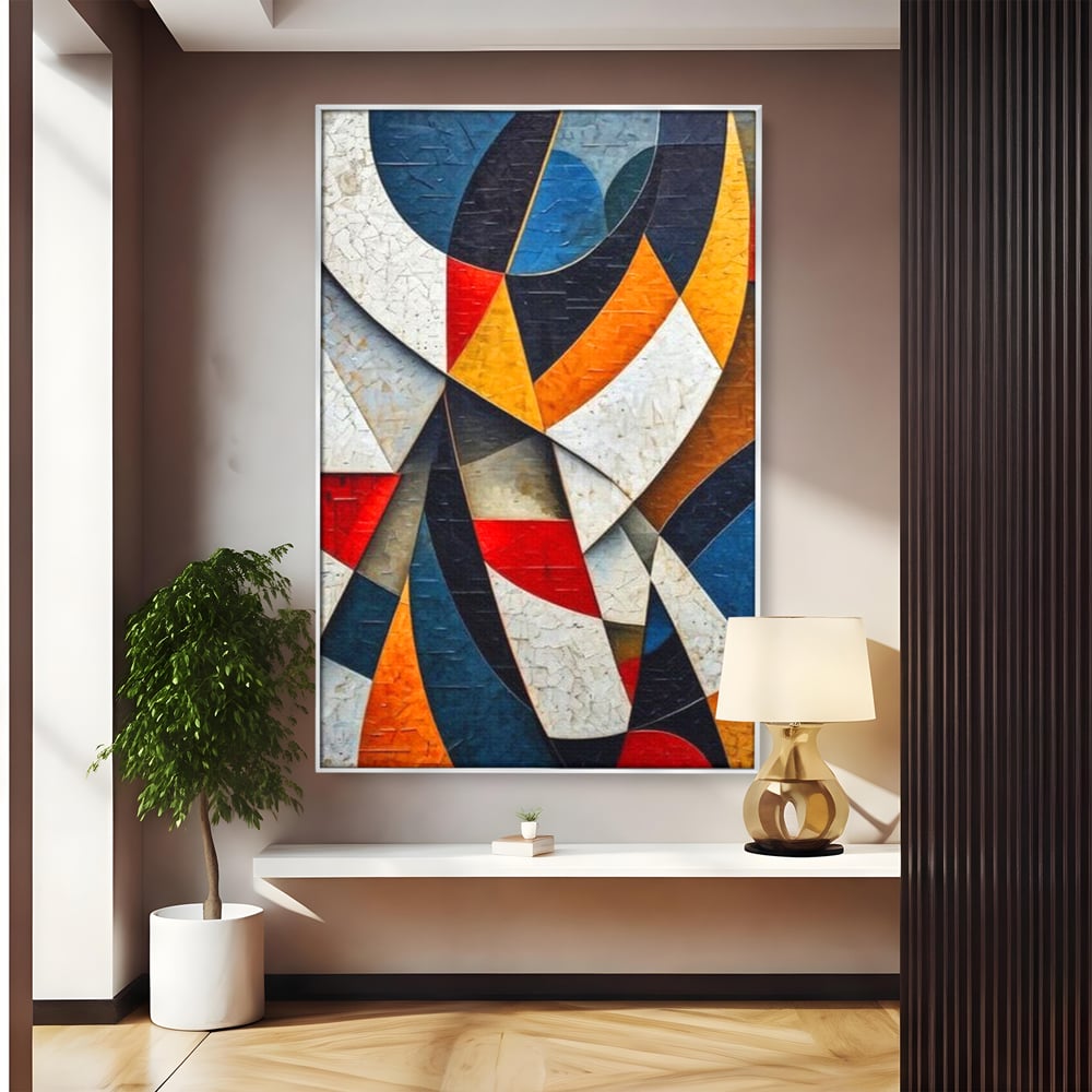 Tablou Canvas Premium, LuxCanva® J1015, Falii de Lumina, Coregrafie, Cromatica, Geometrie, Miscare, Dinamism, Arta, Moderna, Sofisticat, Compozitie, Living, Dormitor