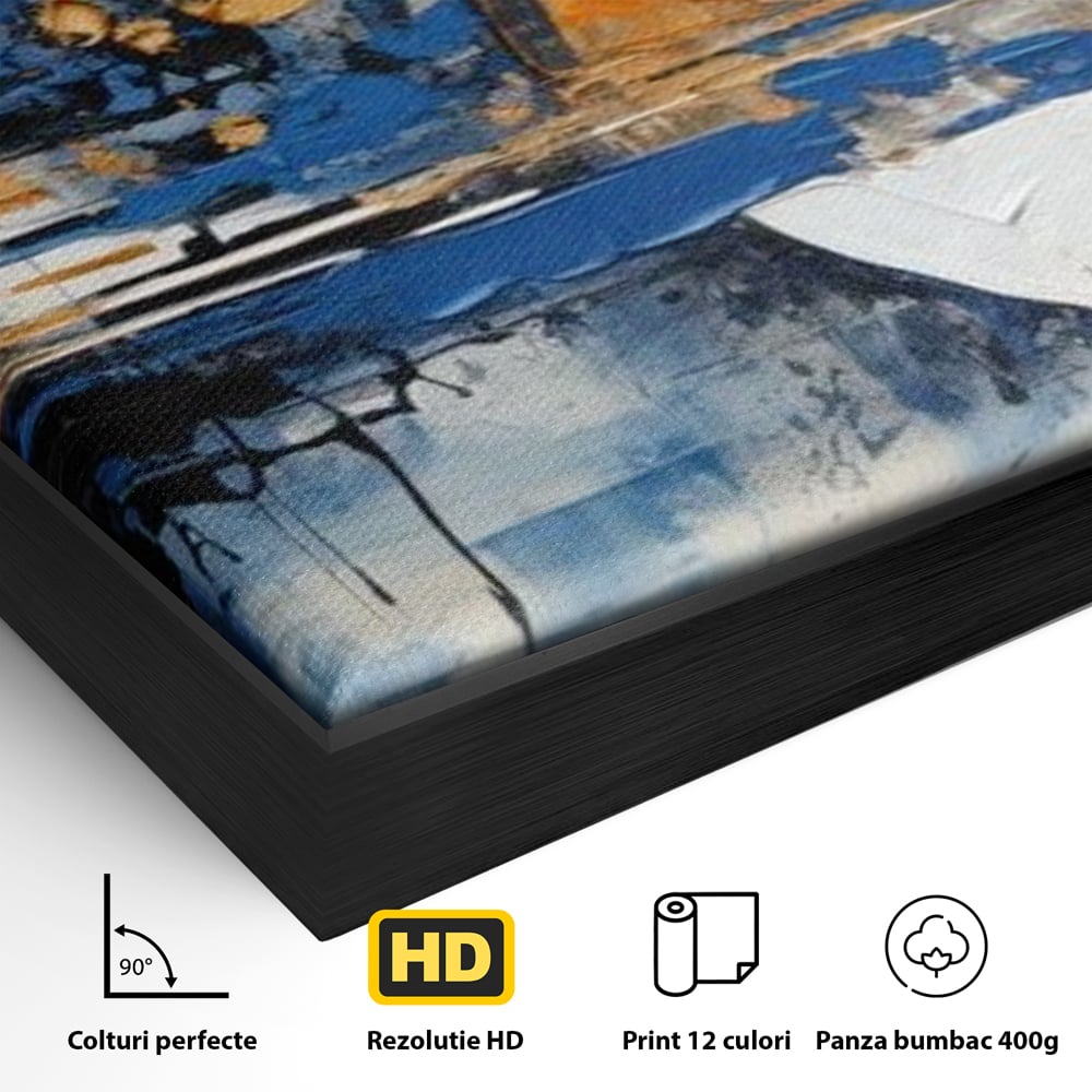 Leinwand Wandkunst Canvas Premium, LuxCanva® J1022, Goldene Eklipse, Glühen, Glitzer, Eleganz, Fluss, Universum, Aufgang, Wirbel, Tanz, Farben, Wellen, Golden, Wohnen, Schlafzimmer