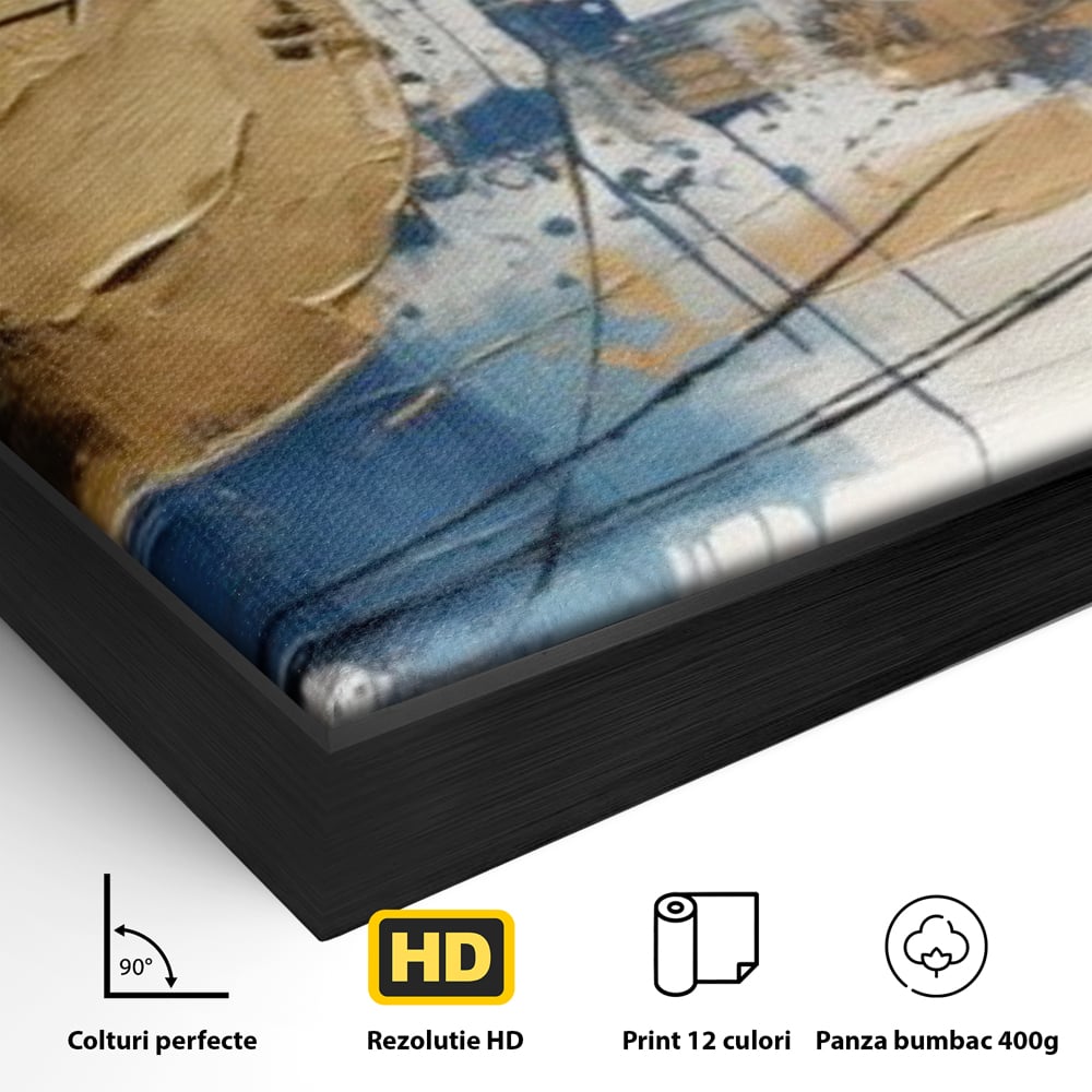 Leinwand Wandkunst Canvas Premium, LuxCanva® J1023, Kosmische Kollision, Universum, Energie, Sterne, Geburt, Feuer, Licht, Aura, Orbit, Leidenschaft, Himmel, Scantee, Wohnen, Schlafzimmer
