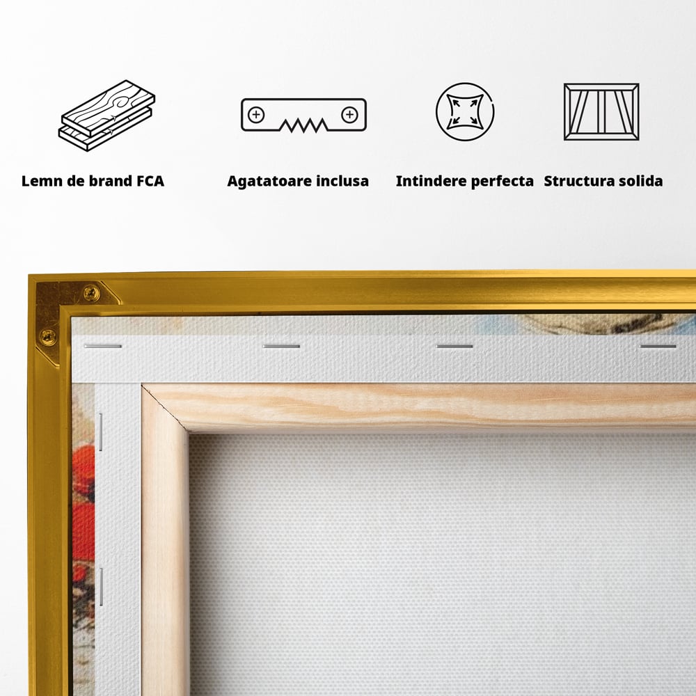 Leinwand Wandkunst Canvas Premium, LuxCanva® J1023, Kosmische Kollision, Universum, Energie, Sterne, Geburt, Feuer, Licht, Aura, Orbit, Leidenschaft, Himmel, Scantee, Wohnen, Schlafzimmer