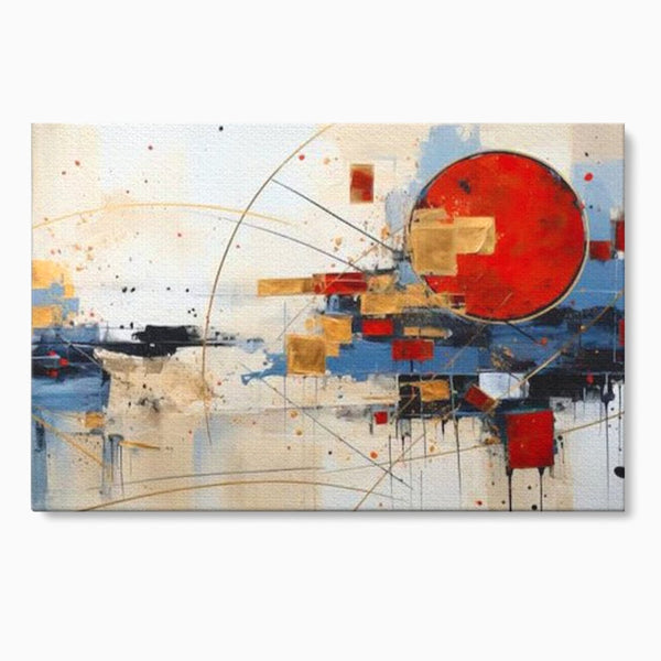 Tablou Canvas Premium, LuxCanva® J1024, Dansul Planetei Rosii, Impact, Conexiuni, Fascinatie, Orbita, Expansiune, Evolutie, Planete, Cosmos, Astral, Living, Dormitor