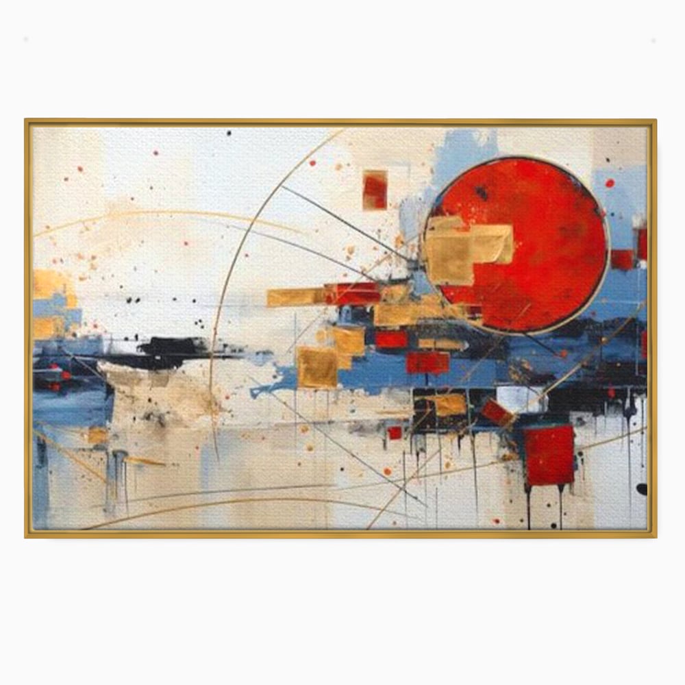 Tablou Canvas Premium, LuxCanva® J1024, Dansul Planetei Rosii, Impact, Conexiuni, Fascinatie, Orbita, Expansiune, Evolutie, Planete, Cosmos, Astral, Living, Dormitor