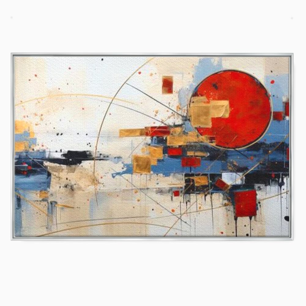 Tablou Canvas Premium, LuxCanva® J1024, Dansul Planetei Rosii, Impact, Conexiuni, Fascinatie, Orbita, Expansiune, Evolutie, Planete, Cosmos, Astral, Living, Dormitor