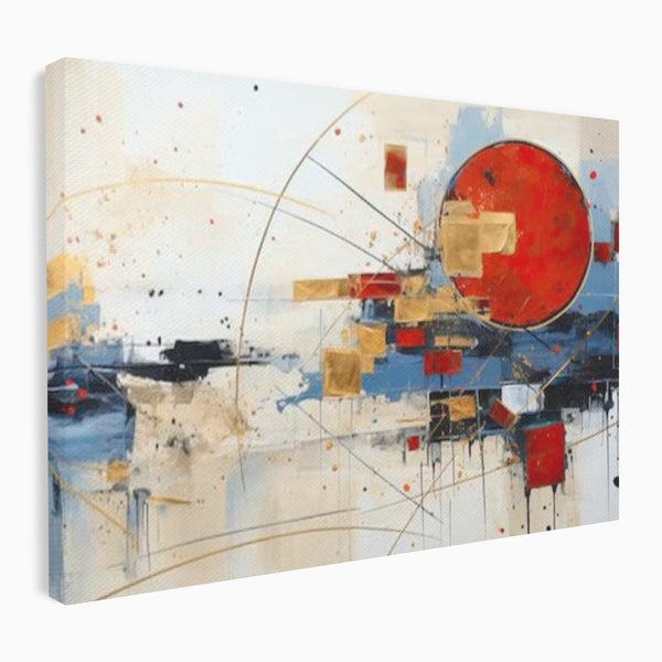 Tablou Canvas Premium, LuxCanva® J1024, Dansul Planetei Rosii, Impact, Conexiuni, Fascinatie, Orbita, Expansiune, Evolutie, Planete, Cosmos, Astral, Living, Dormitor