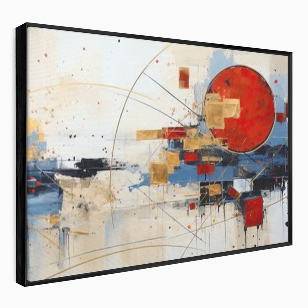 Tablou Canvas Premium, LuxCanva® J1024, Dansul Planetei Rosii, Impact, Conexiuni, Fascinatie, Orbita, Expansiune, Evolutie, Planete, Cosmos, Astral, Living, Dormitor