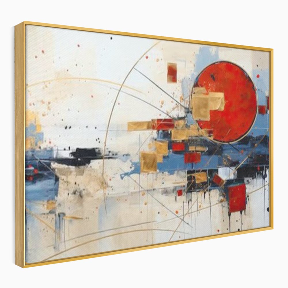 Tablou Canvas Premium, LuxCanva® J1024, Dansul Planetei Rosii, Impact, Conexiuni, Fascinatie, Orbita, Expansiune, Evolutie, Planete, Cosmos, Astral, Living, Dormitor