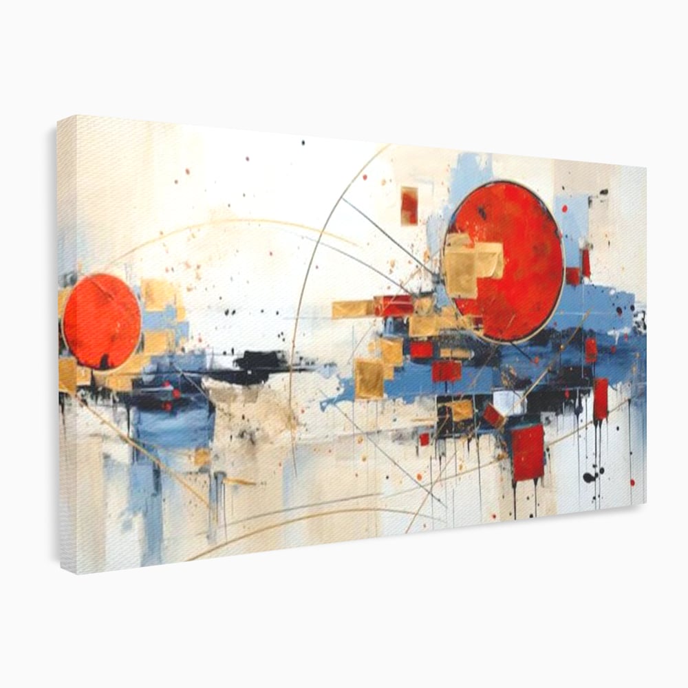 Tablou Canvas Premium, LuxCanva® J1024, Dansul Planetei Rosii, Impact, Conexiuni, Fascinatie, Orbita, Expansiune, Evolutie, Planete, Cosmos, Astral, Living, Dormitor