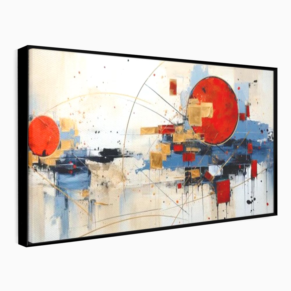 Tablou Canvas Premium, LuxCanva® J1024, Dansul Planetei Rosii, Impact, Conexiuni, Fascinatie, Orbita, Expansiune, Evolutie, Planete, Cosmos, Astral, Living, Dormitor