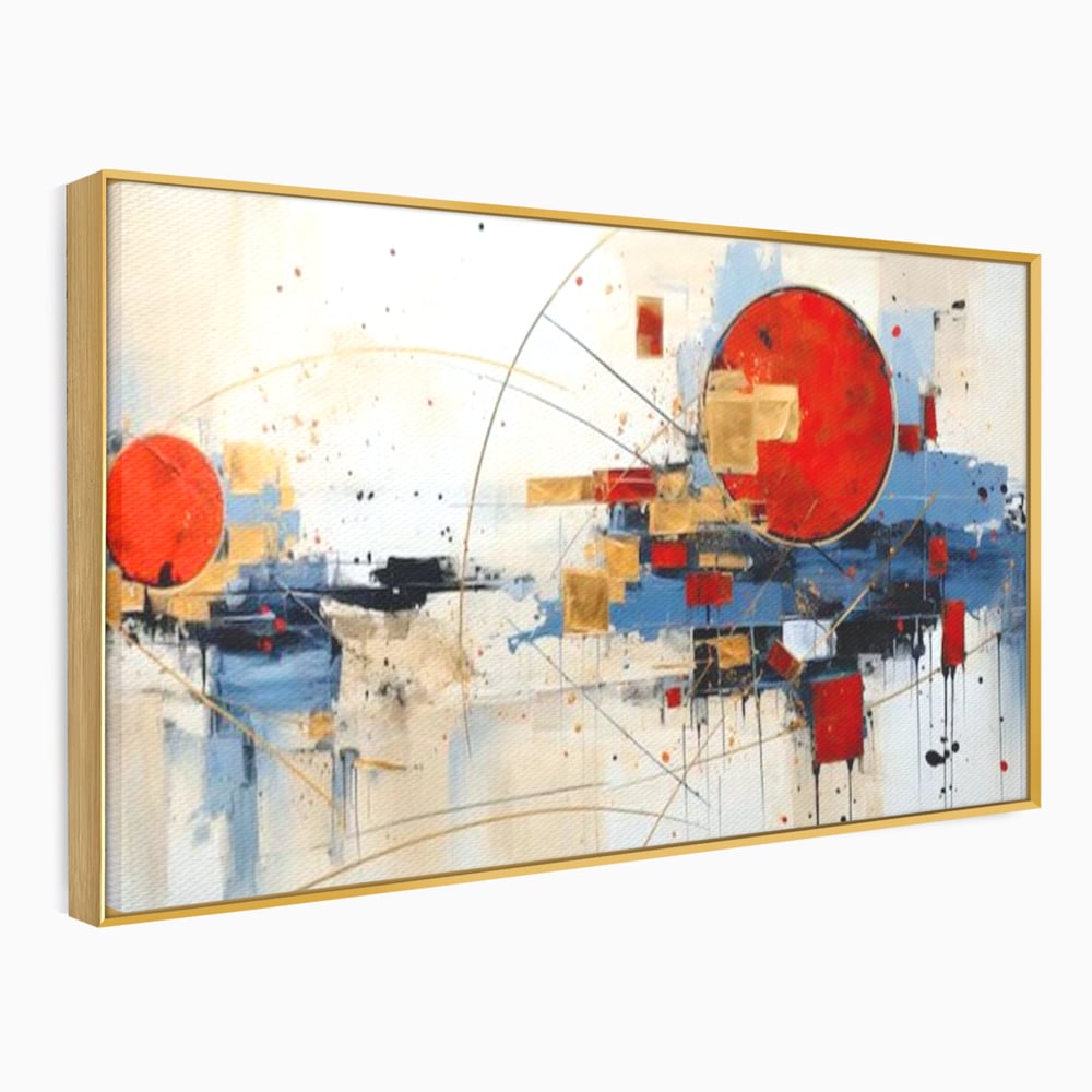 Tablou Canvas Premium, LuxCanva® J1024, Dansul Planetei Rosii, Impact, Conexiuni, Fascinatie, Orbita, Expansiune, Evolutie, Planete, Cosmos, Astral, Living, Dormitor