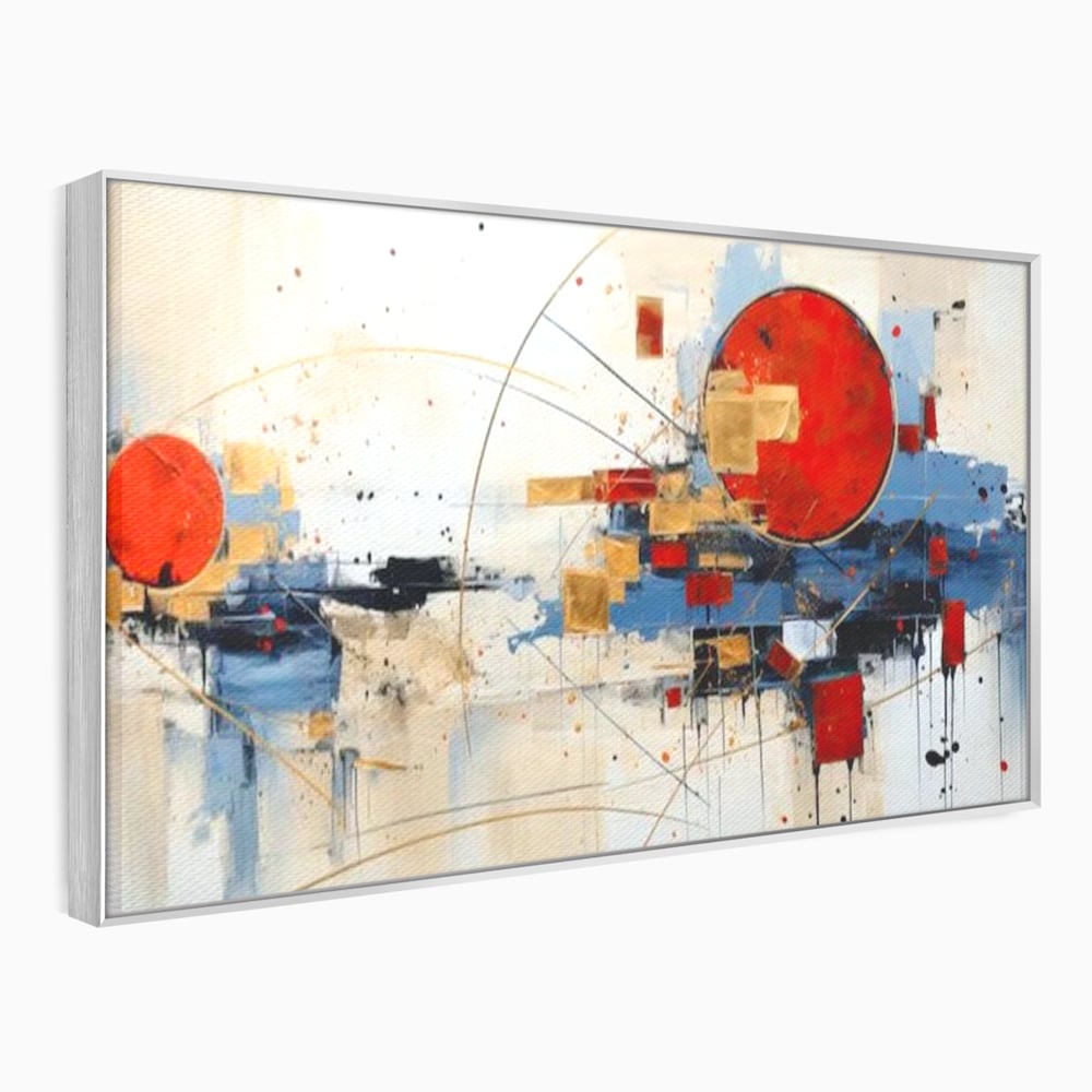 Tablou Canvas Premium, LuxCanva® J1024, Dansul Planetei Rosii, Impact, Conexiuni, Fascinatie, Orbita, Expansiune, Evolutie, Planete, Cosmos, Astral, Living, Dormitor