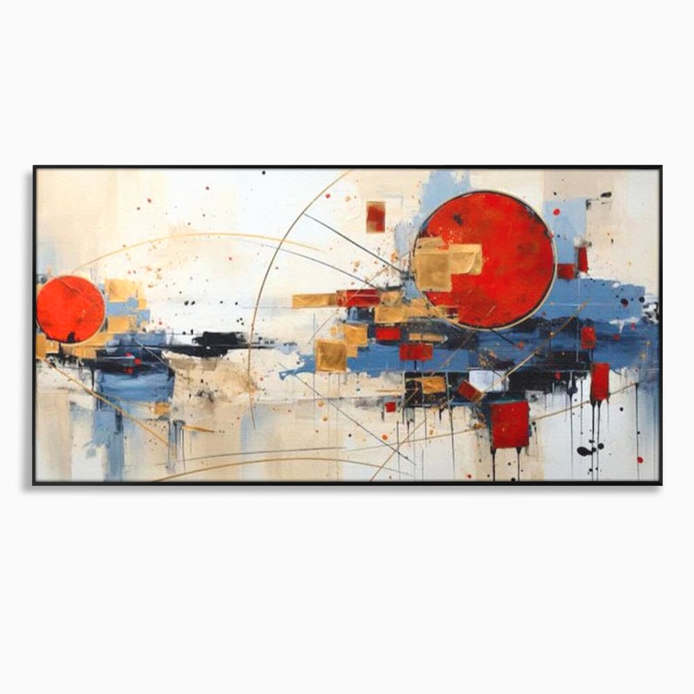 Tablou Canvas Premium, LuxCanva® J1024, Dansul Planetei Rosii, Impact, Conexiuni, Fascinatie, Orbita, Expansiune, Evolutie, Planete, Cosmos, Astral, Living, Dormitor