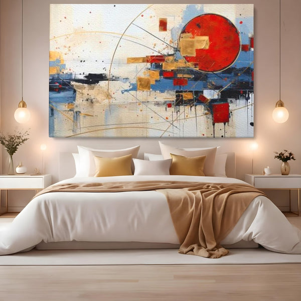 Tablou Canvas Premium, LuxCanva® J1024, Dansul Planetei Rosii, Impact, Conexiuni, Fascinatie, Orbita, Expansiune, Evolutie, Planete, Cosmos, Astral, Living, Dormitor