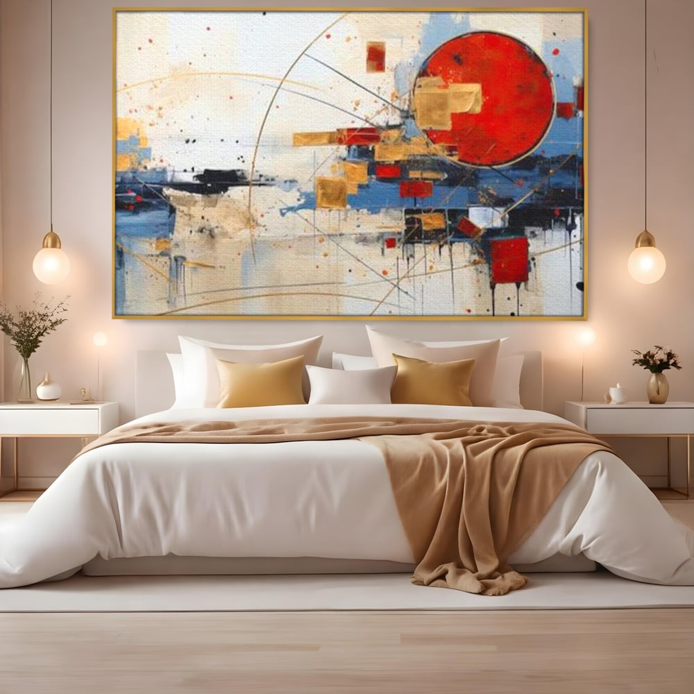 Tablou Canvas Premium, LuxCanva® J1024, Dansul Planetei Rosii, Impact, Conexiuni, Fascinatie, Orbita, Expansiune, Evolutie, Planete, Cosmos, Astral, Living, Dormitor