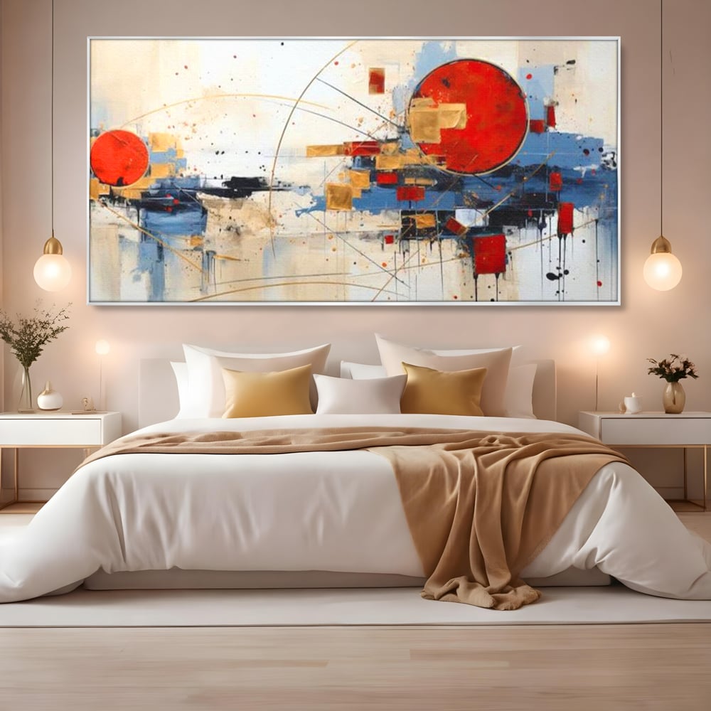 Tablou Canvas Premium, LuxCanva® J1024, Dansul Planetei Rosii, Impact, Conexiuni, Fascinatie, Orbita, Expansiune, Evolutie, Planete, Cosmos, Astral, Living, Dormitor