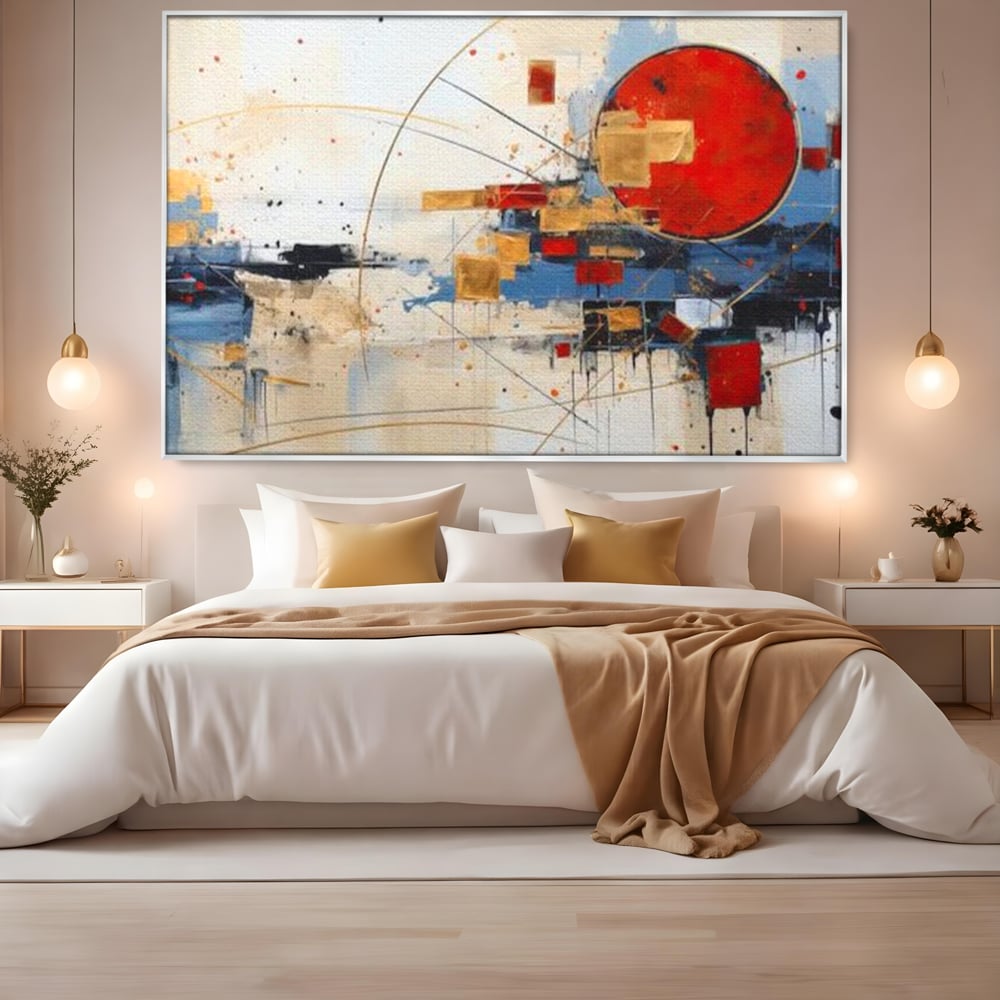 Tablou Canvas Premium, LuxCanva® J1024, Dansul Planetei Rosii, Impact, Conexiuni, Fascinatie, Orbita, Expansiune, Evolutie, Planete, Cosmos, Astral, Living, Dormitor