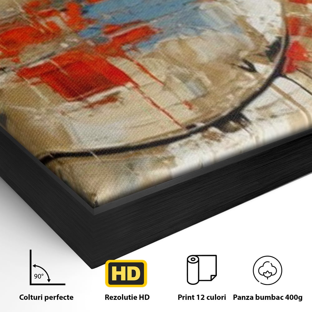 Leinwand Wandkunst Premium, LuxCanva® J1031, Atem der Erde, Erde atmet, Bruch, Landschaft, Wiederaufbau, Sonnenuntergang, Kollision, Wind, Feuer, Genesis, Wellen, Klippen, Wohnen, Schlafzimmer