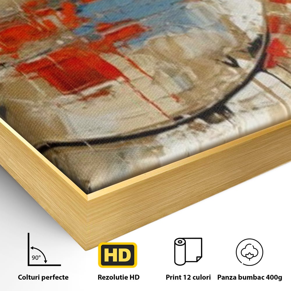 Leinwand Wandkunst Premium, LuxCanva® J1031, Atem der Erde, Erde atmet, Bruch, Landschaft, Wiederaufbau, Sonnenuntergang, Kollision, Wind, Feuer, Genesis, Wellen, Klippen, Wohnen, Schlafzimmer