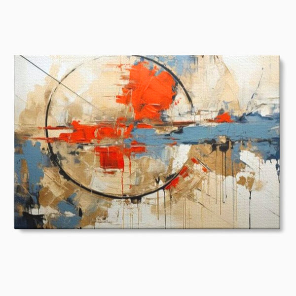 Leinwand Wandkunst Premium, LuxCanva® J1031, Atem der Erde, Erde atmet, Bruch, Landschaft, Wiederaufbau, Sonnenuntergang, Kollision, Wind, Feuer, Genesis, Wellen, Klippen, Wohnen, Schlafzimmer