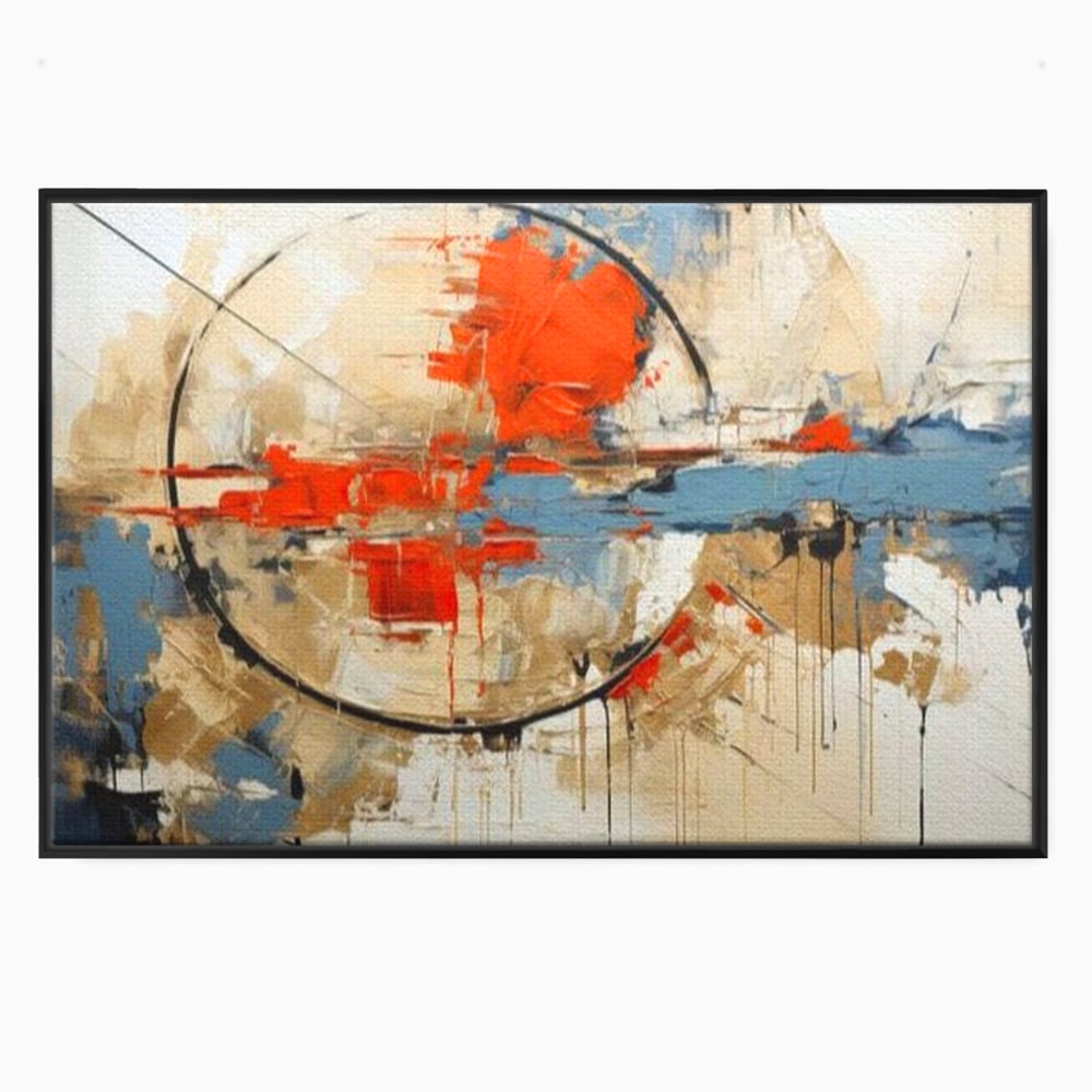 Leinwand Wandkunst Premium, LuxCanva® J1031, Atem der Erde, Erde atmet, Bruch, Landschaft, Wiederaufbau, Sonnenuntergang, Kollision, Wind, Feuer, Genesis, Wellen, Klippen, Wohnen, Schlafzimmer