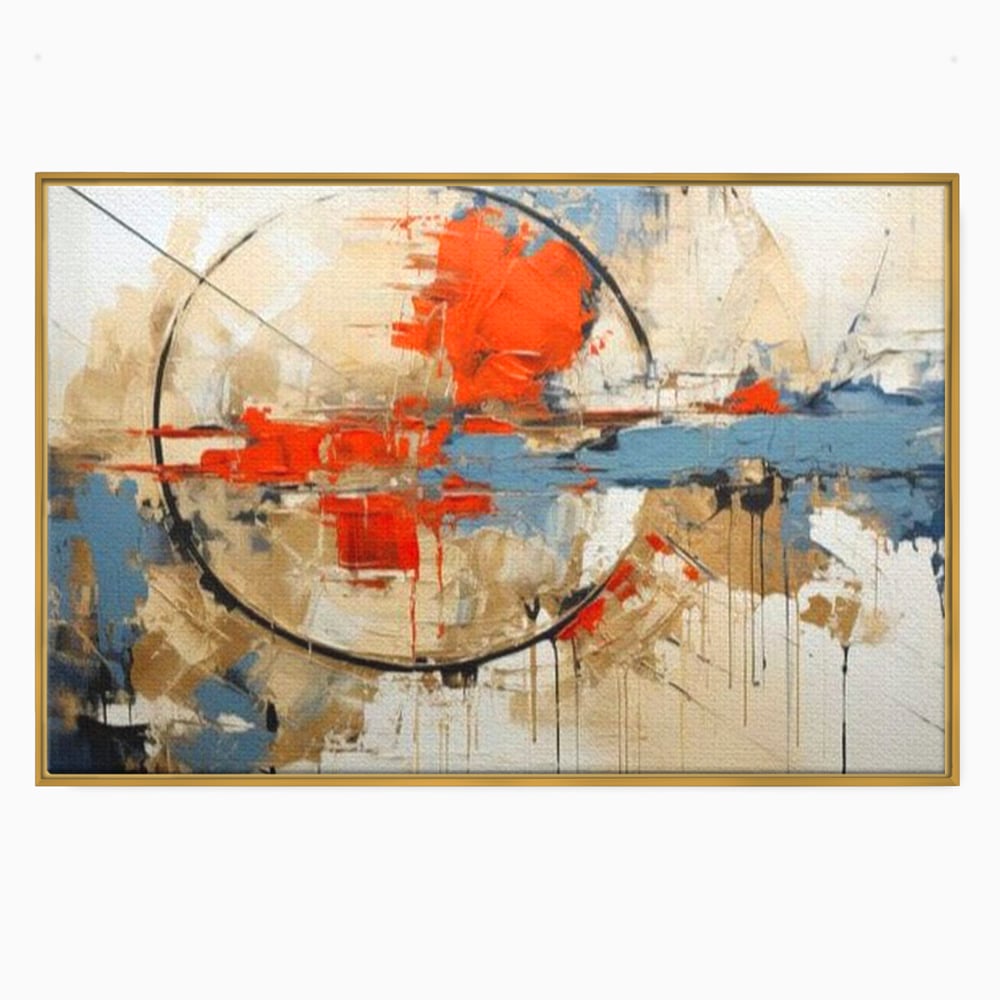 Leinwand Wandkunst Premium, LuxCanva® J1031, Atem der Erde, Erde atmet, Bruch, Landschaft, Wiederaufbau, Sonnenuntergang, Kollision, Wind, Feuer, Genesis, Wellen, Klippen, Wohnen, Schlafzimmer