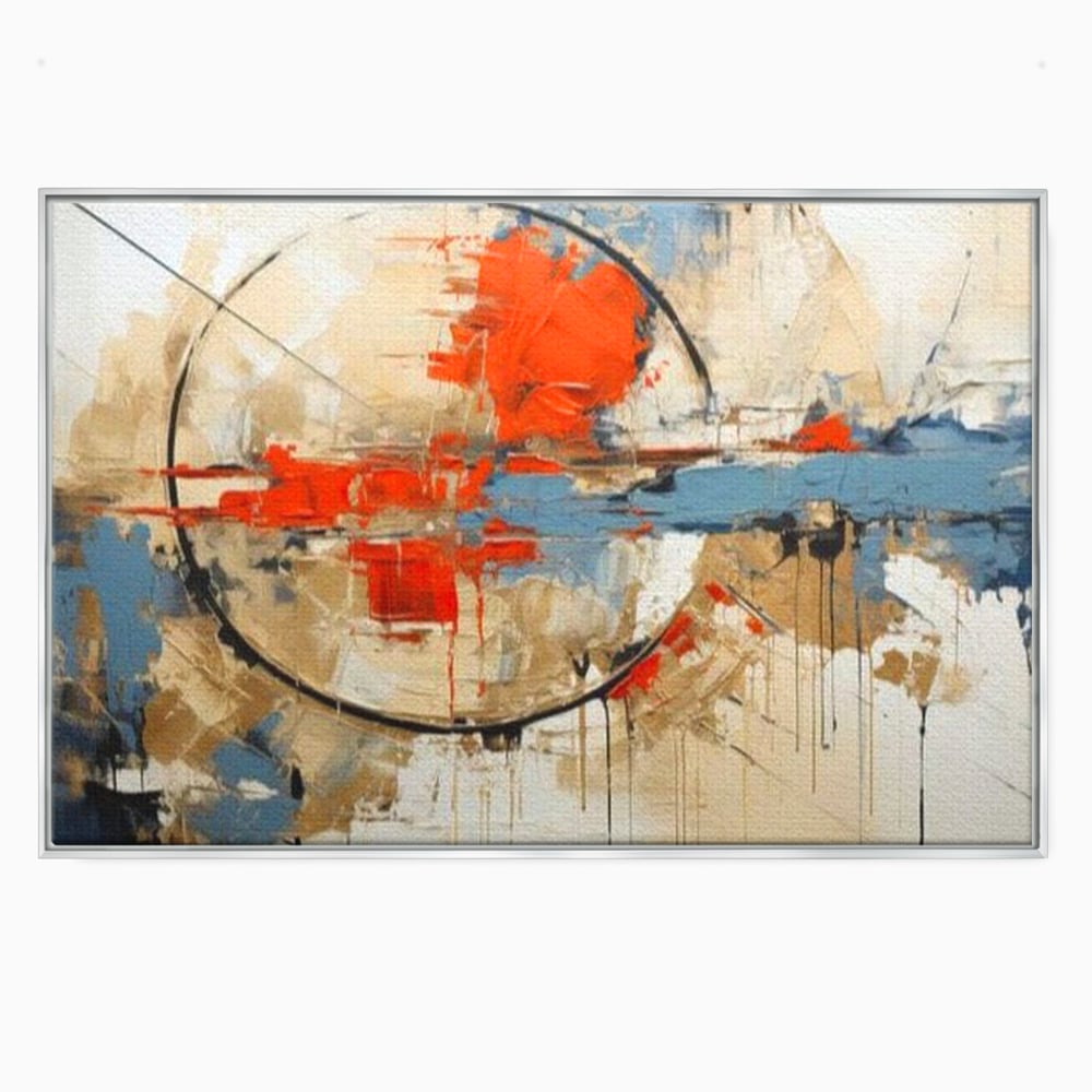Leinwand Wandkunst Premium, LuxCanva® J1031, Atem der Erde, Erde atmet, Bruch, Landschaft, Wiederaufbau, Sonnenuntergang, Kollision, Wind, Feuer, Genesis, Wellen, Klippen, Wohnen, Schlafzimmer