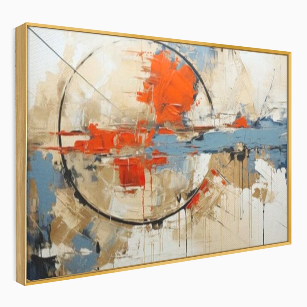 Leinwand Wandkunst Premium, LuxCanva® J1031, Atem der Erde, Erde atmet, Bruch, Landschaft, Wiederaufbau, Sonnenuntergang, Kollision, Wind, Feuer, Genesis, Wellen, Klippen, Wohnen, Schlafzimmer