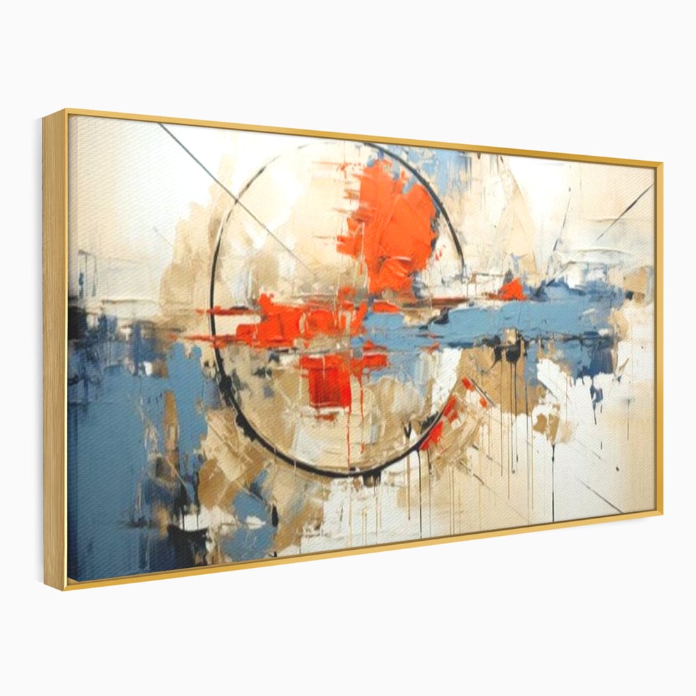 Leinwand Wandkunst Premium, LuxCanva® J1031, Atem der Erde, Erde atmet, Bruch, Landschaft, Wiederaufbau, Sonnenuntergang, Kollision, Wind, Feuer, Genesis, Wellen, Klippen, Wohnen, Schlafzimmer