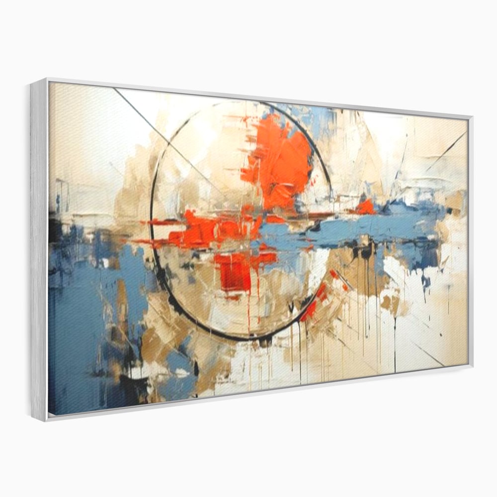 Leinwand Wandkunst Premium, LuxCanva® J1031, Atem der Erde, Erde atmet, Bruch, Landschaft, Wiederaufbau, Sonnenuntergang, Kollision, Wind, Feuer, Genesis, Wellen, Klippen, Wohnen, Schlafzimmer