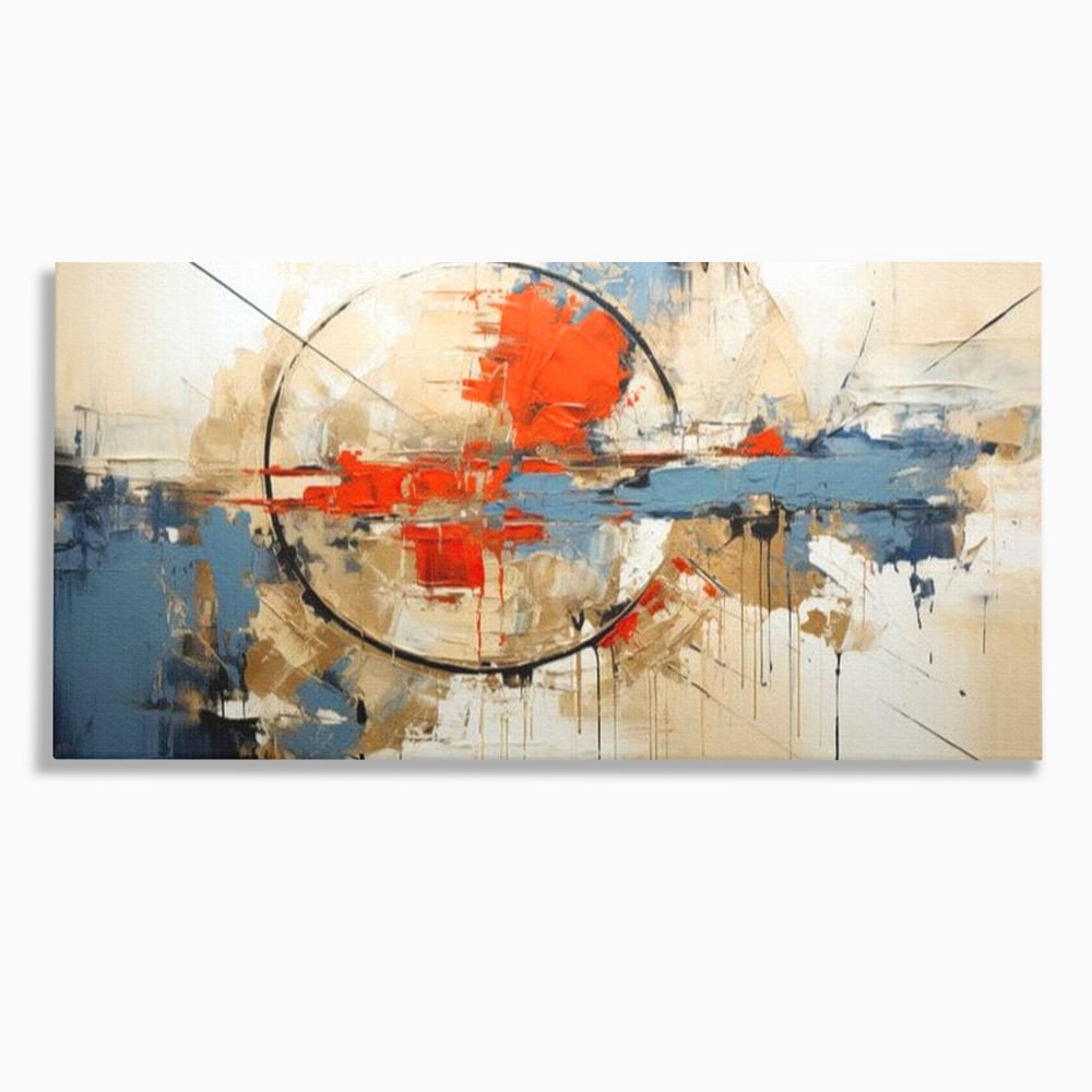 Leinwand Wandkunst Premium, LuxCanva® J1031, Atem der Erde, Erde atmet, Bruch, Landschaft, Wiederaufbau, Sonnenuntergang, Kollision, Wind, Feuer, Genesis, Wellen, Klippen, Wohnen, Schlafzimmer