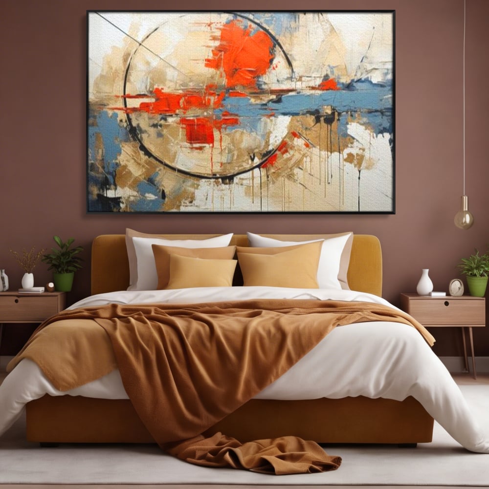 Leinwand Wandkunst Premium, LuxCanva® J1031, Atem der Erde, Erde atmet, Bruch, Landschaft, Wiederaufbau, Sonnenuntergang, Kollision, Wind, Feuer, Genesis, Wellen, Klippen, Wohnen, Schlafzimmer