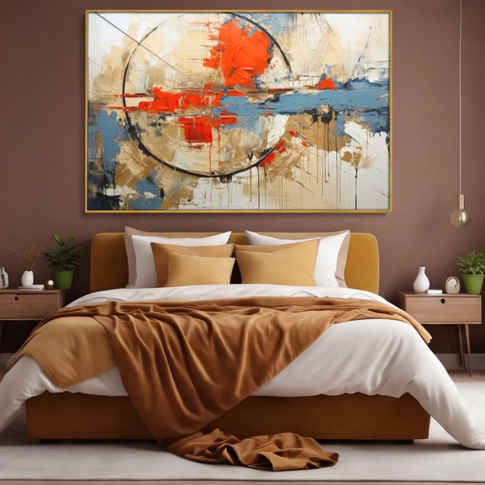 Leinwand Wandkunst Premium, LuxCanva® J1031, Atem der Erde, Erde atmet, Bruch, Landschaft, Wiederaufbau, Sonnenuntergang, Kollision, Wind, Feuer, Genesis, Wellen, Klippen, Wohnen, Schlafzimmer