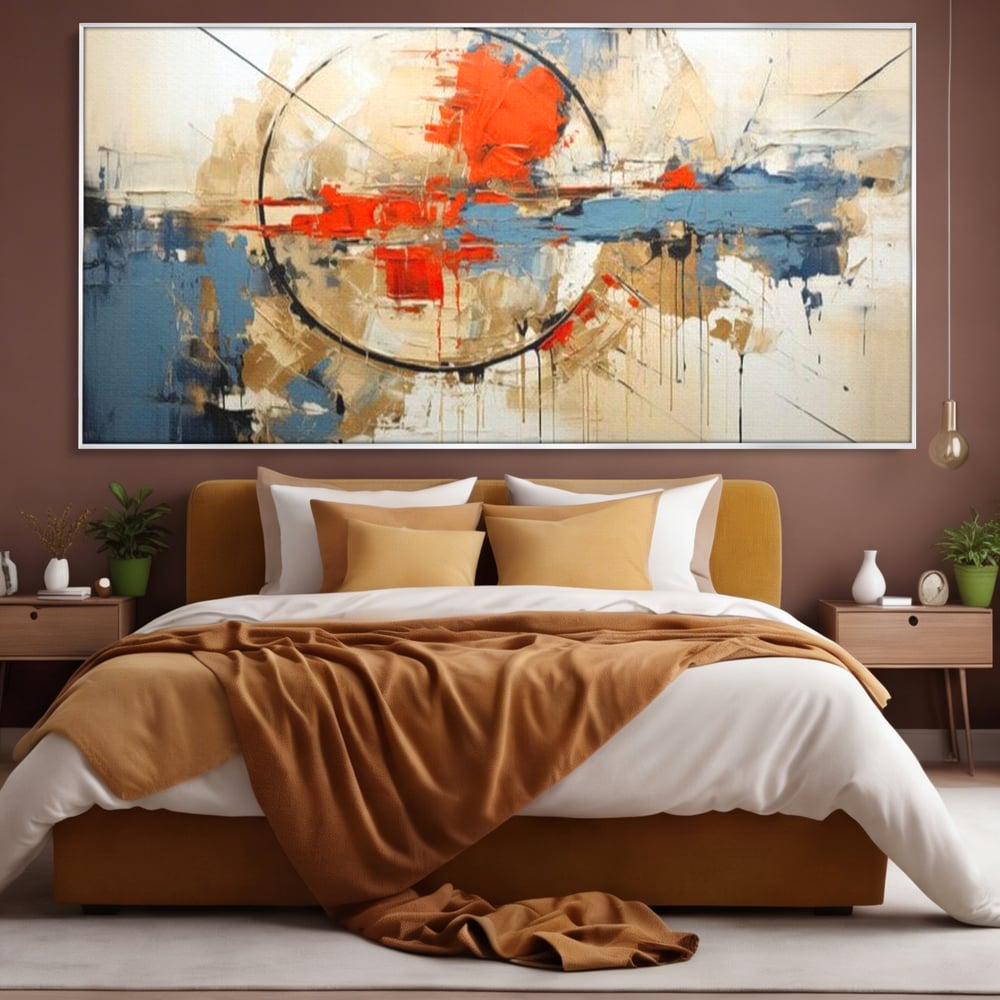 Leinwand Wandkunst Premium, LuxCanva® J1031, Atem der Erde, Erde atmet, Bruch, Landschaft, Wiederaufbau, Sonnenuntergang, Kollision, Wind, Feuer, Genesis, Wellen, Klippen, Wohnen, Schlafzimmer