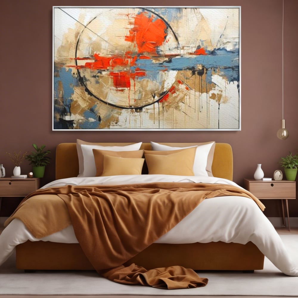 Leinwand Wandkunst Premium, LuxCanva® J1031, Atem der Erde, Erde atmet, Bruch, Landschaft, Wiederaufbau, Sonnenuntergang, Kollision, Wind, Feuer, Genesis, Wellen, Klippen, Wohnen, Schlafzimmer