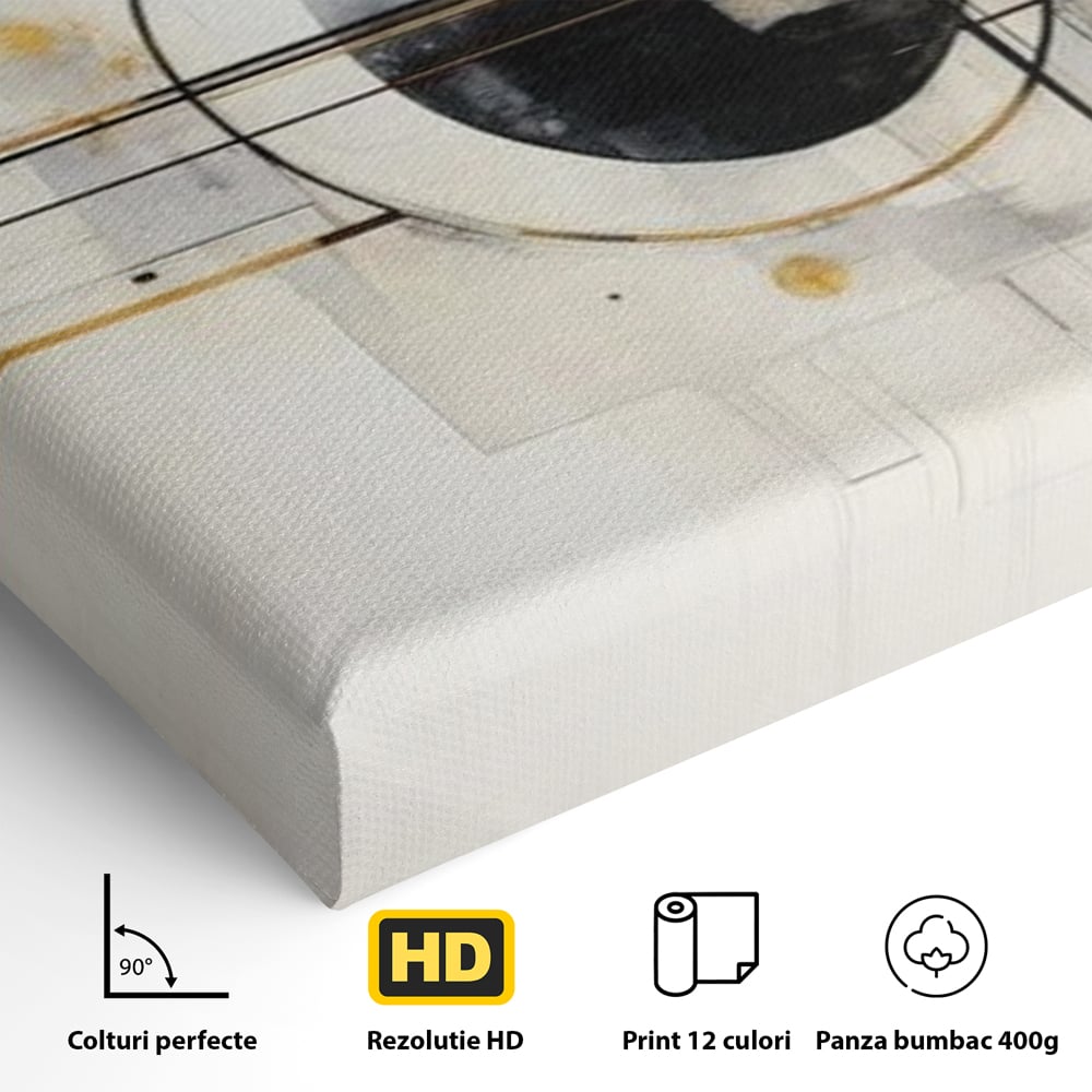Tablou Canvas Premium, LuxCanva® J1032, Coregrafia Stelelor, Echilibru, Gravitatie, Orbite, Minimalism, Miscare, Cosmic, Fragmente, Traiectorii, Astral, Living, Dormitor
