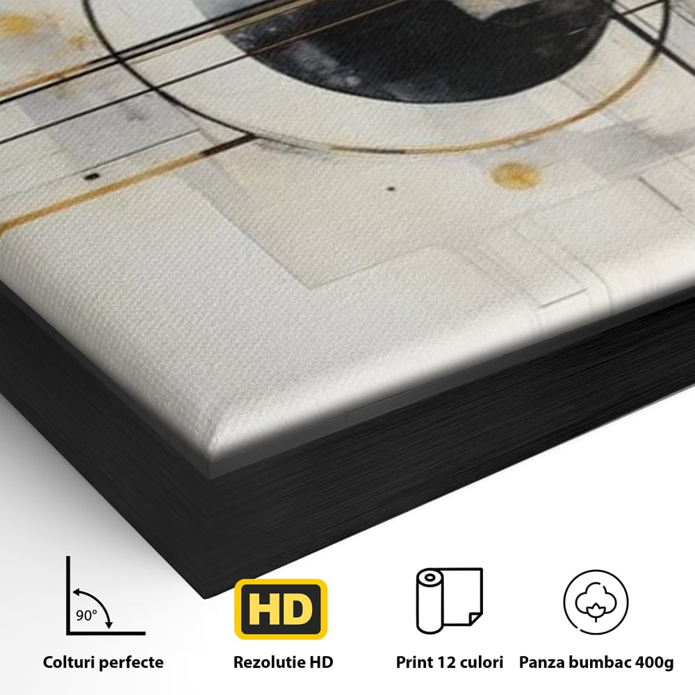 Tablou Canvas Premium, LuxCanva® J1032, Coregrafia Stelelor, Echilibru, Gravitatie, Orbite, Minimalism, Miscare, Cosmic, Fragmente, Traiectorii, Astral, Living, Dormitor