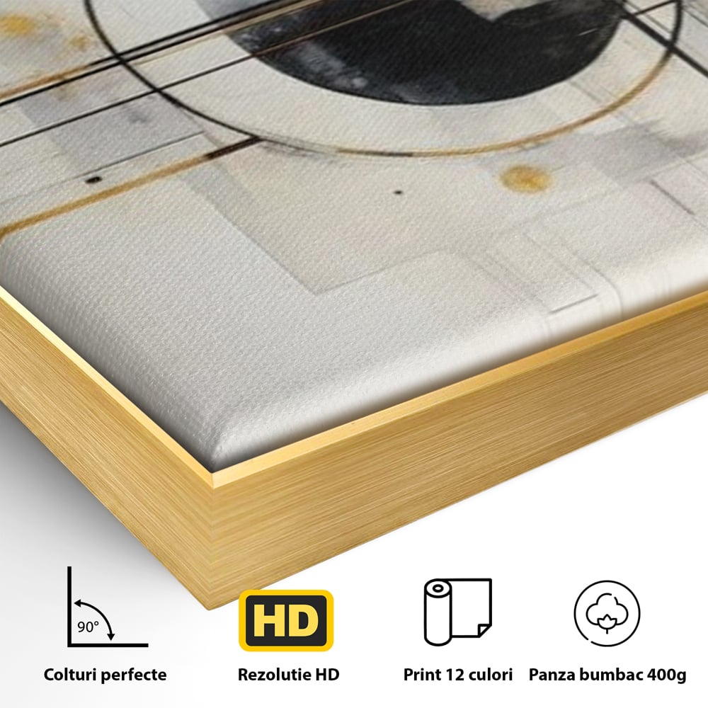 Tablou Canvas Premium, LuxCanva® J1032, Coregrafia Stelelor, Echilibru, Gravitatie, Orbite, Minimalism, Miscare, Cosmic, Fragmente, Traiectorii, Astral, Living, Dormitor