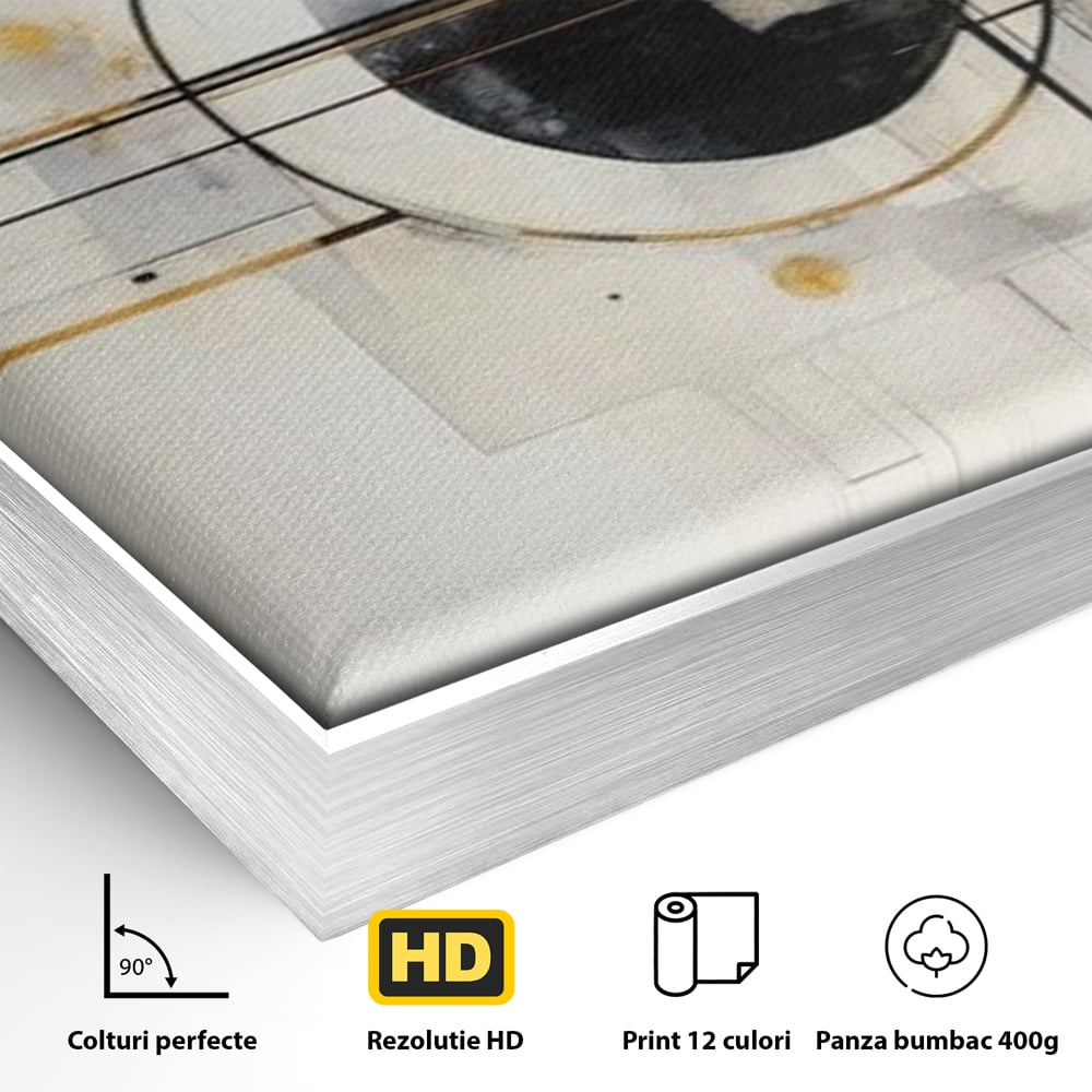 Tablou Canvas Premium, LuxCanva® J1032, Coregrafia Stelelor, Echilibru, Gravitatie, Orbite, Minimalism, Miscare, Cosmic, Fragmente, Traiectorii, Astral, Living, Dormitor