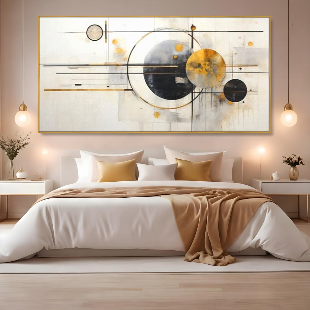 Tablou Canvas Premium, LuxCanva® J1032, Coregrafia Stelelor, Echilibru, Gravitatie, Orbite, Minimalism, Miscare, Cosmic, Fragmente, Traiectorii, Astral, Living, Dormitor