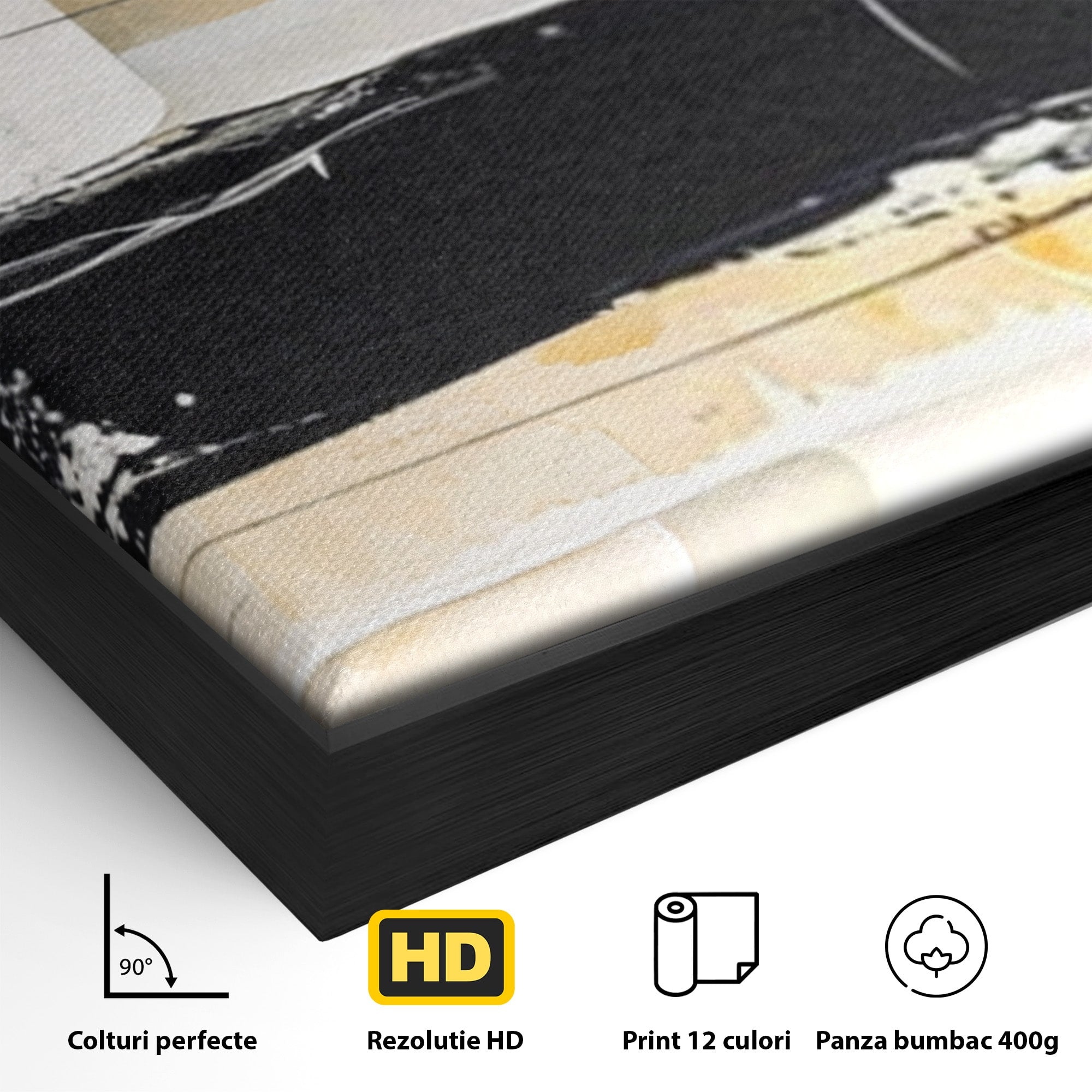 Set 2 Tablouri Canvas Premium LuxCanva® J2-1029, Cercul Vietii, Energie, Foc, Abstract, Rosu, Negru, Cercuri, Explozie, Contrast, Pasiune, Minimalism, Geometrie, Living, Dormitor