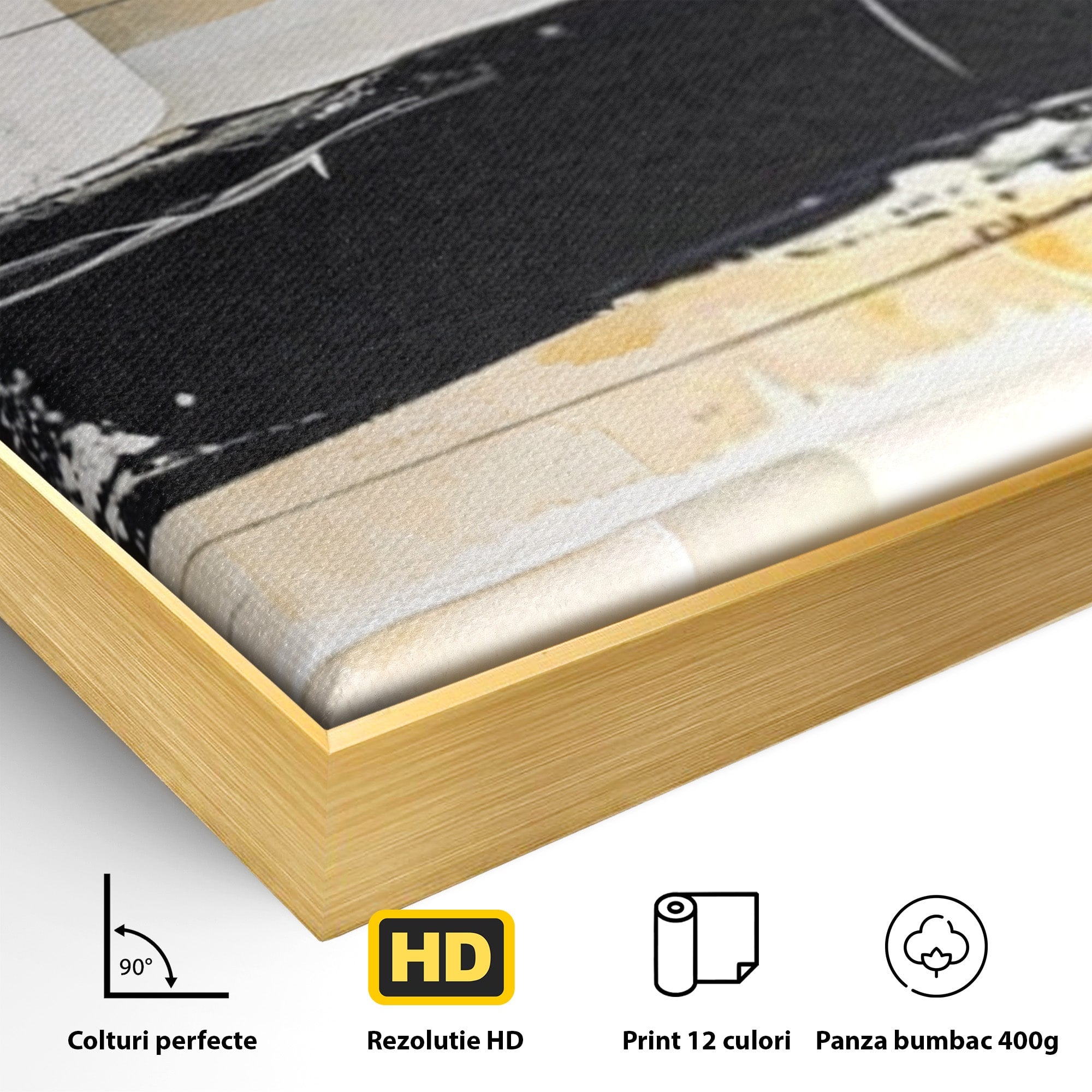 Set 2 Tablouri Canvas Premium LuxCanva® J2-1029, Cercul Vietii, Energie, Foc, Abstract, Rosu, Negru, Cercuri, Explozie, Contrast, Pasiune, Minimalism, Geometrie, Living, Dormitor