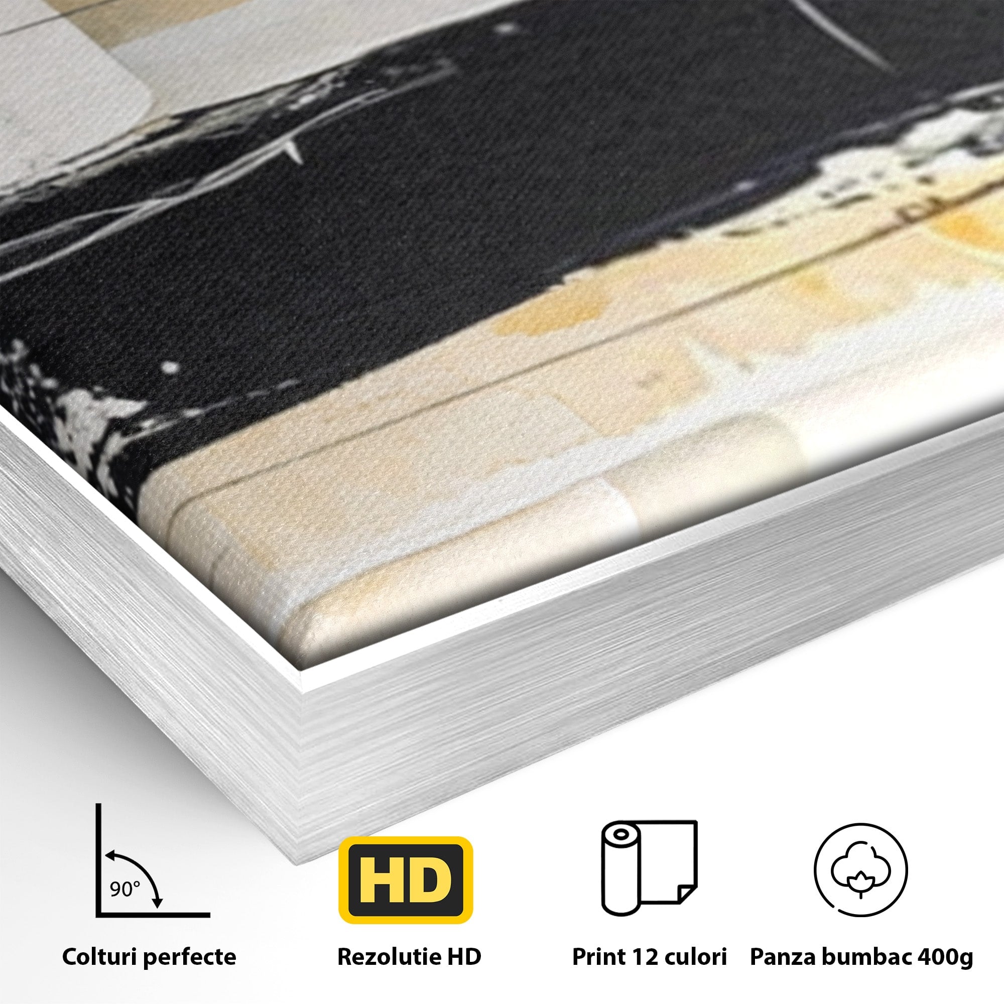 Set 2 Tablouri Canvas Premium LuxCanva® J2-1029, Cercul Vietii, Energie, Foc, Abstract, Rosu, Negru, Cercuri, Explozie, Contrast, Pasiune, Minimalism, Geometrie, Living, Dormitor
