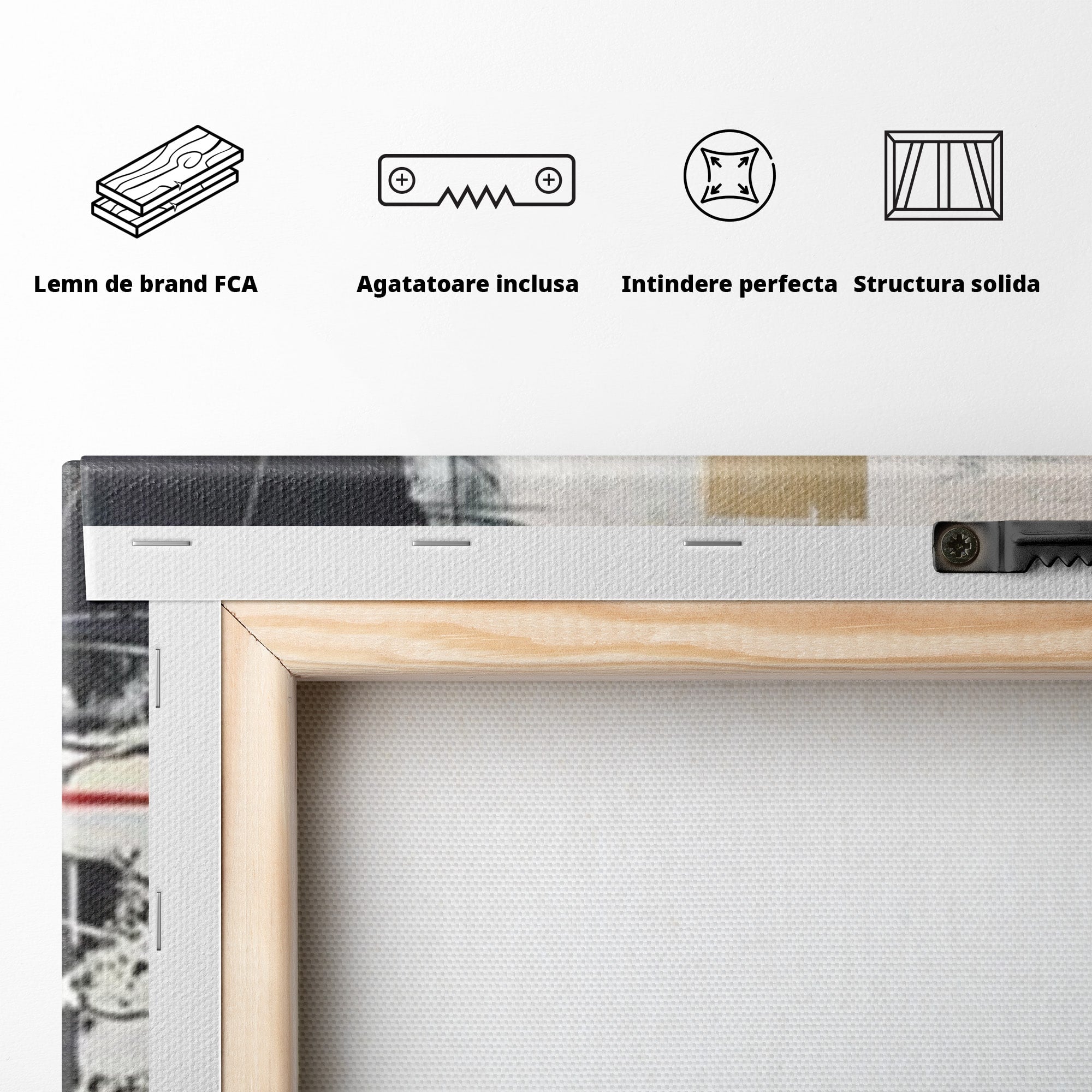 Set 2 Tablouri Canvas Premium LuxCanva® J2-1029, Cercul Vietii, Energie, Foc, Abstract, Rosu, Negru, Cercuri, Explozie, Contrast, Pasiune, Minimalism, Geometrie, Living, Dormitor