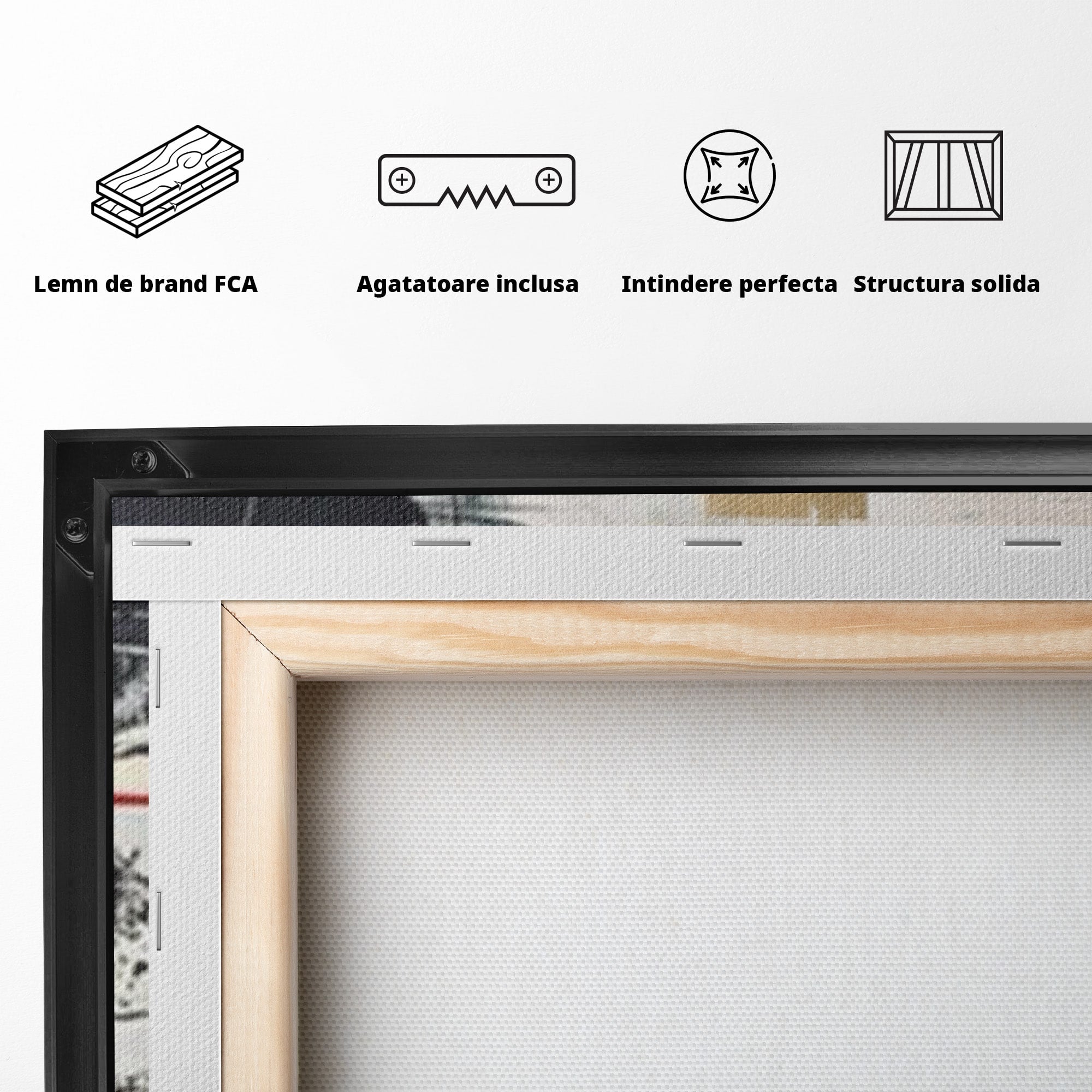 Set 2 Tablouri Canvas Premium LuxCanva® J2-1029, Cercul Vietii, Energie, Foc, Abstract, Rosu, Negru, Cercuri, Explozie, Contrast, Pasiune, Minimalism, Geometrie, Living, Dormitor