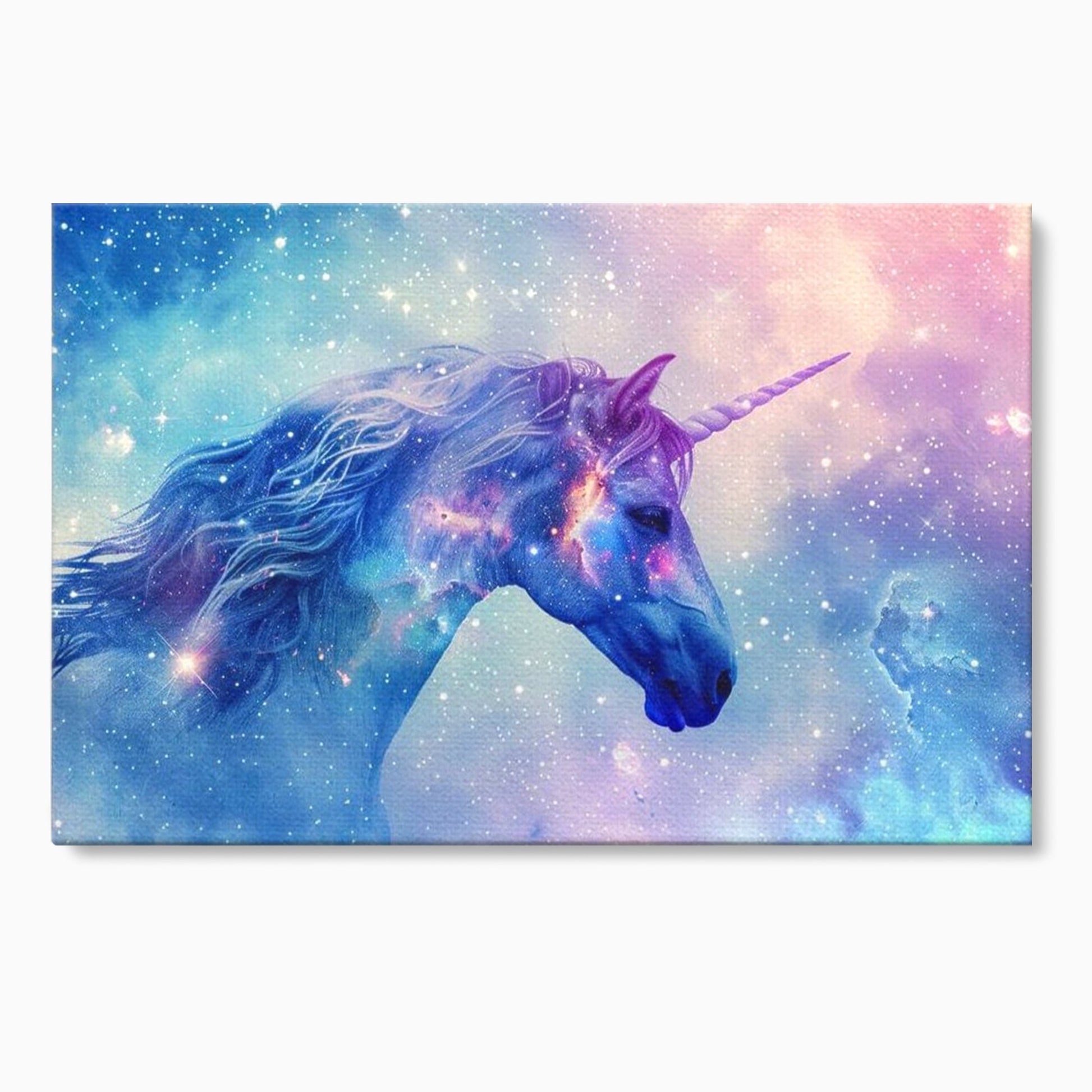 Tablou Canvas Premium, LuxCanva® K1003, Unicornul din Galaxie, Cer, Stele, Cosmic, Vise, Univers, Constelatii, Fantezie, Feeric, Creatura, Fantastica, Mitic, Camera Copii