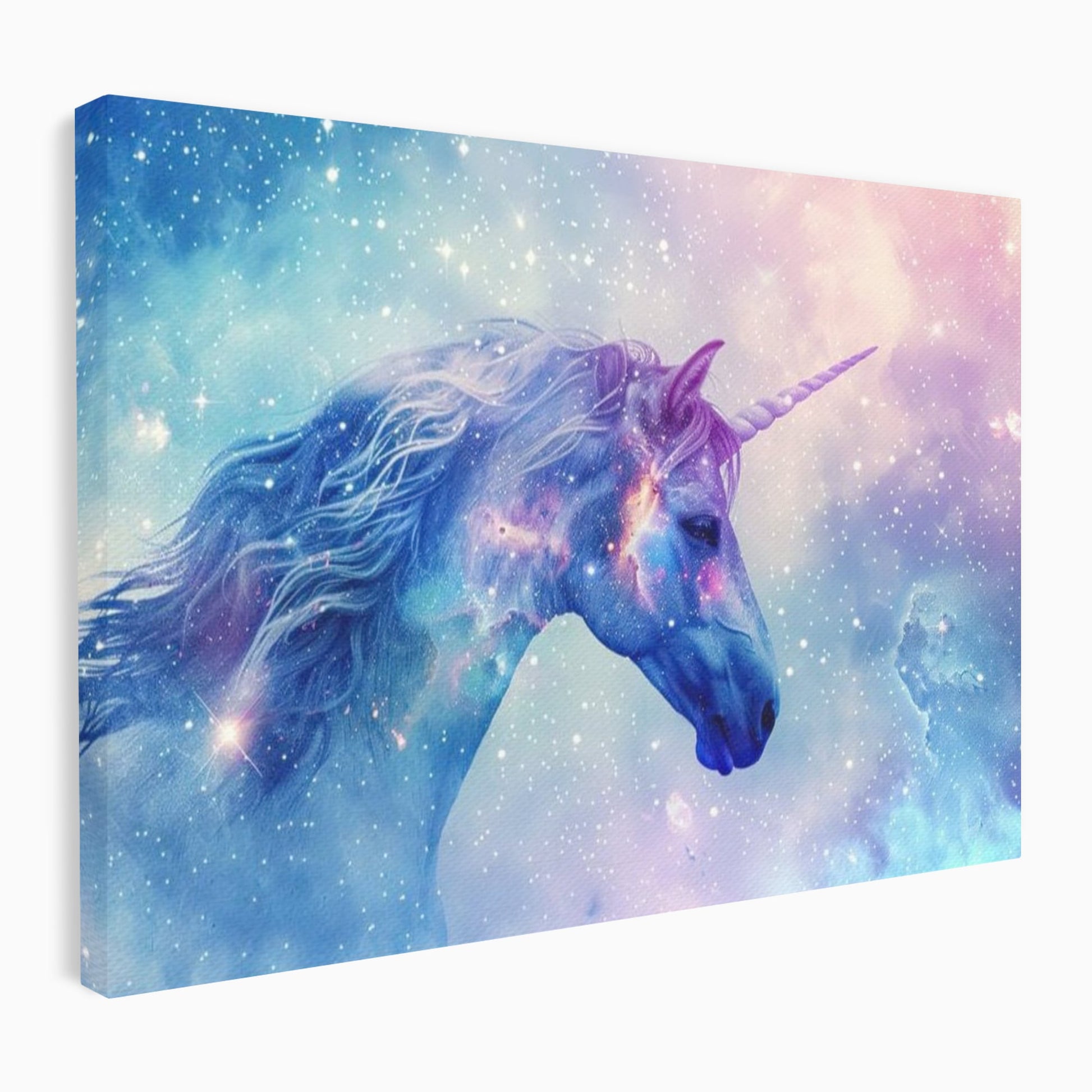 Tablou Canvas Premium, LuxCanva® K1003, Unicornul din Galaxie, Cer, Stele, Cosmic, Vise, Univers, Constelatii, Fantezie, Feeric, Creatura, Fantastica, Mitic, Camera Copii