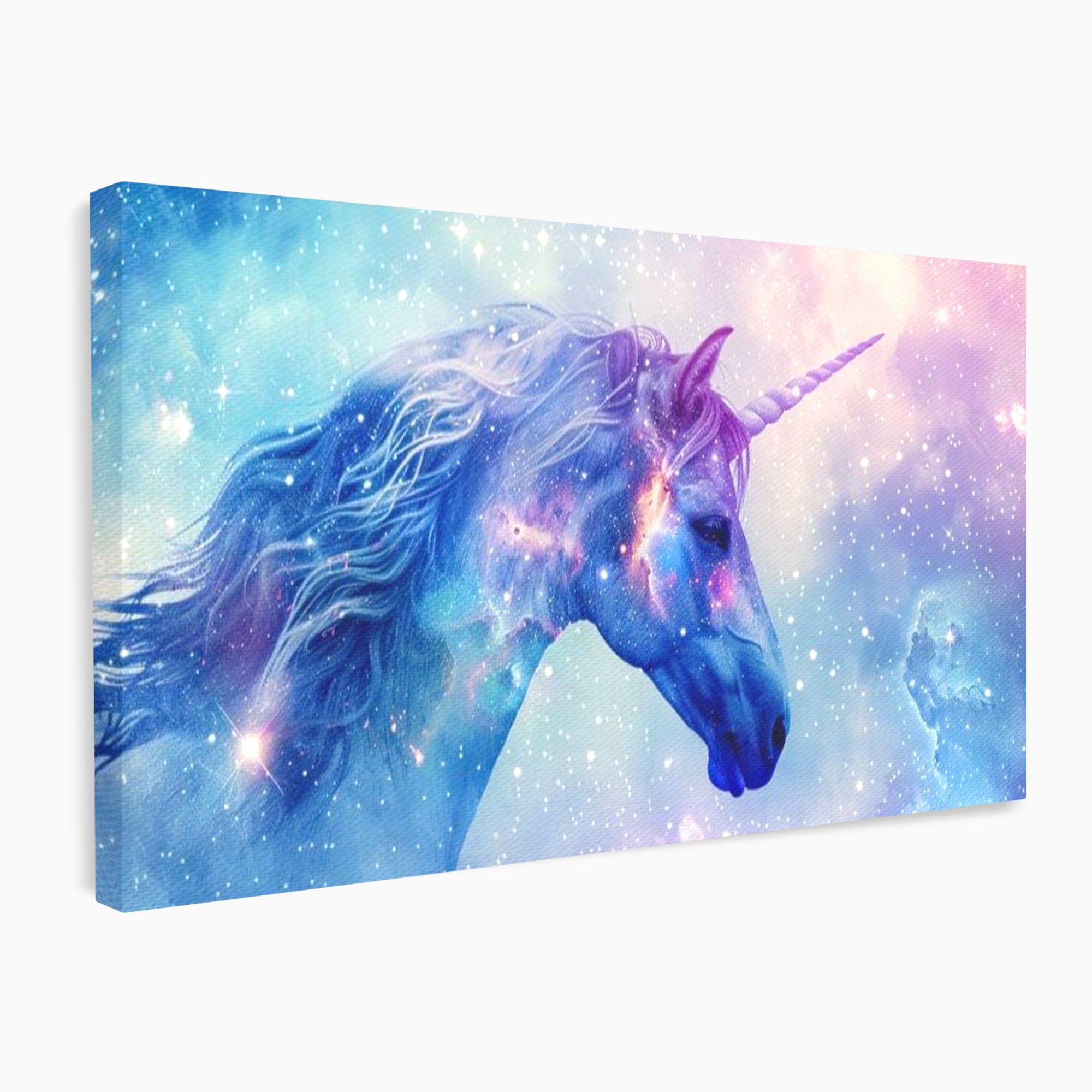 Tablou Canvas Premium, LuxCanva® K1003, Unicornul din Galaxie, Cer, Stele, Cosmic, Vise, Univers, Constelatii, Fantezie, Feeric, Creatura, Fantastica, Mitic, Camera Copii